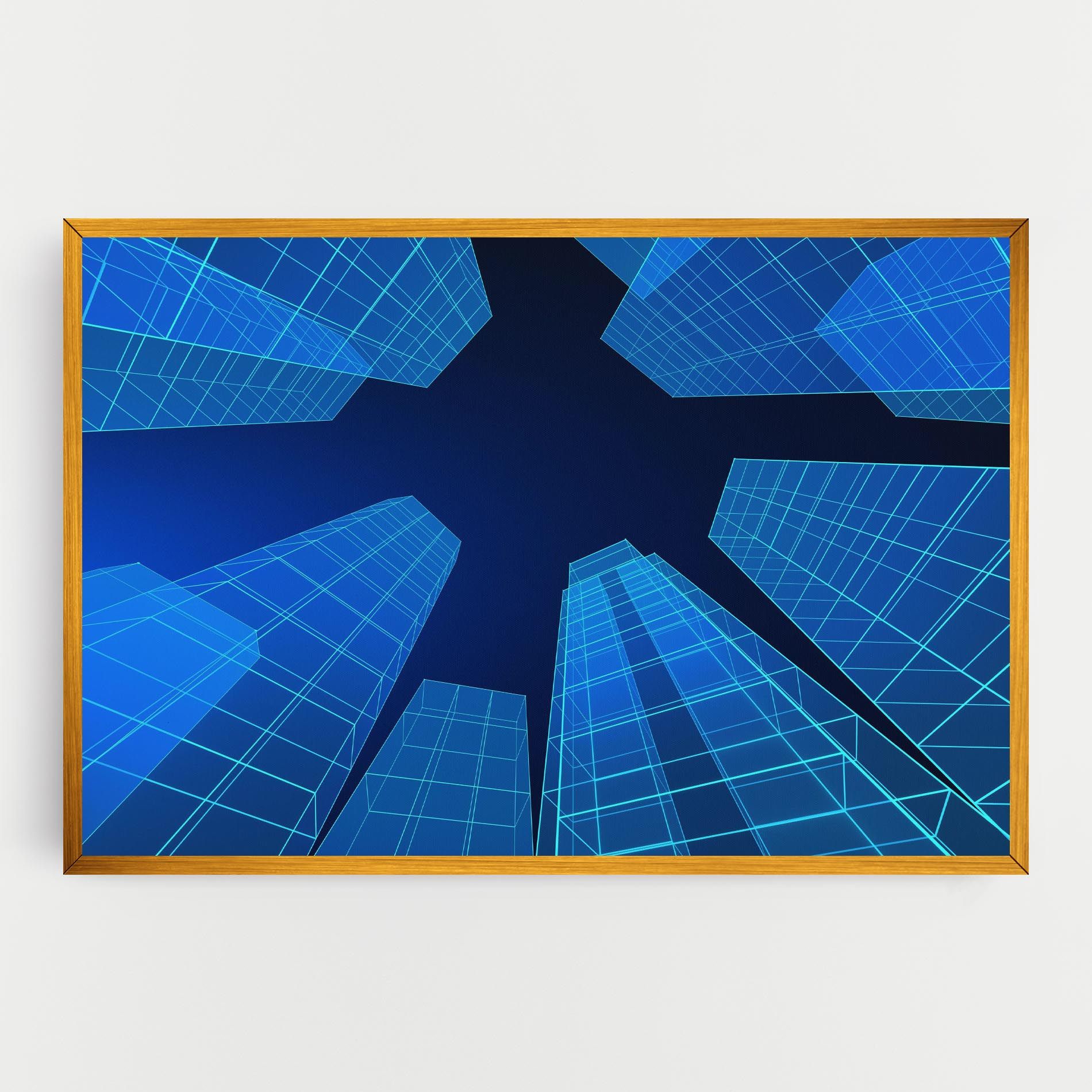 Blue Buildings mockup 0