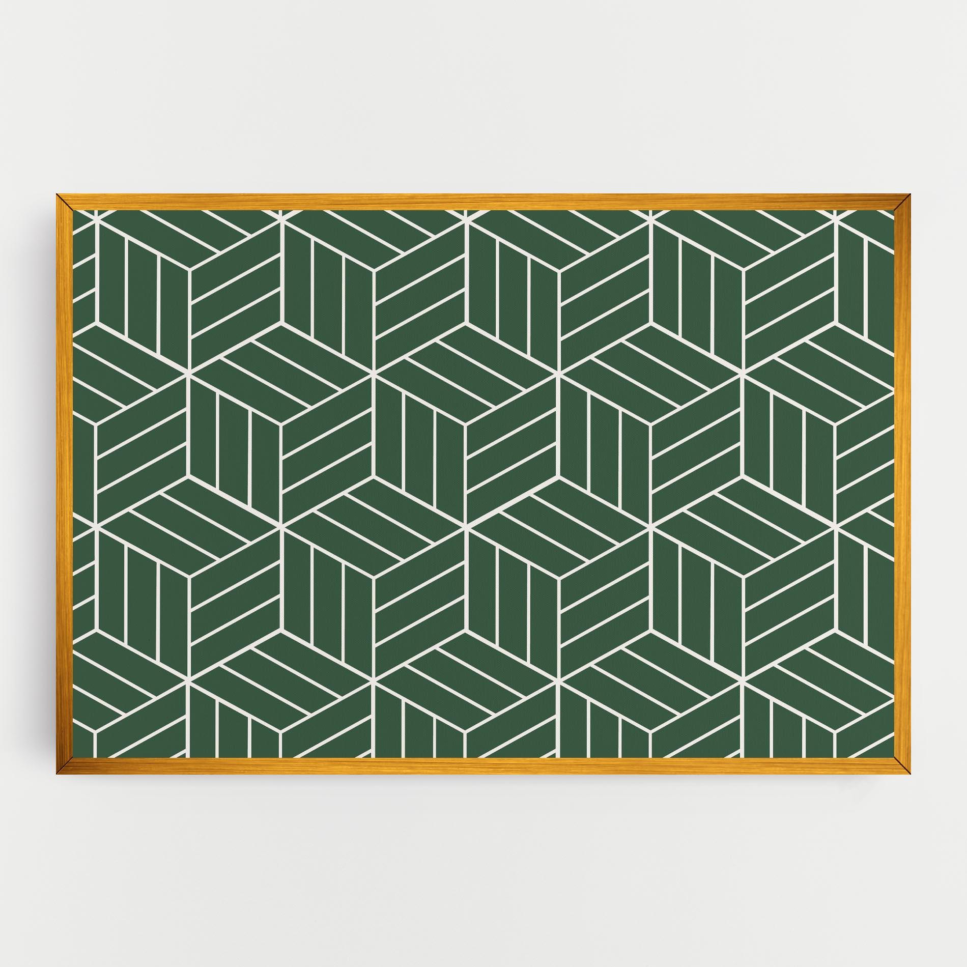 Vászonkép Green Square mockup 0