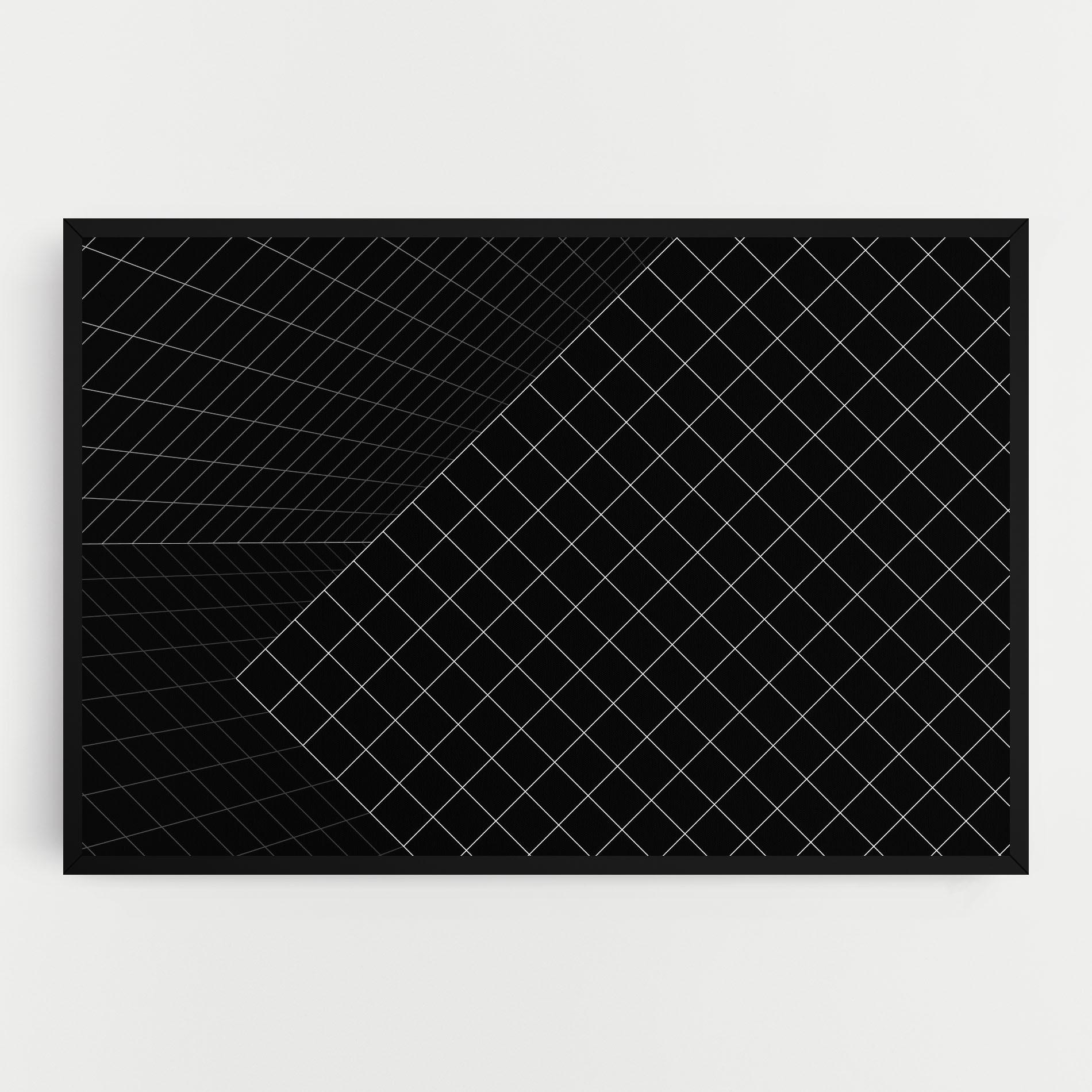 Vászonkép Black Square mockup 0