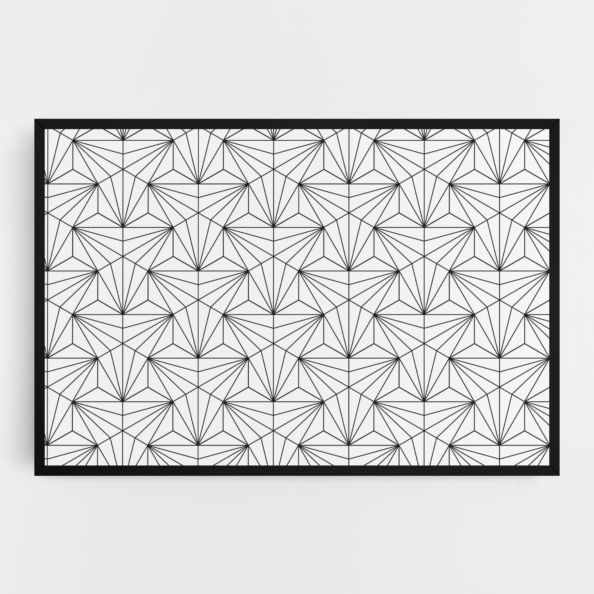 Vászonkép Black Triangle mockup 0