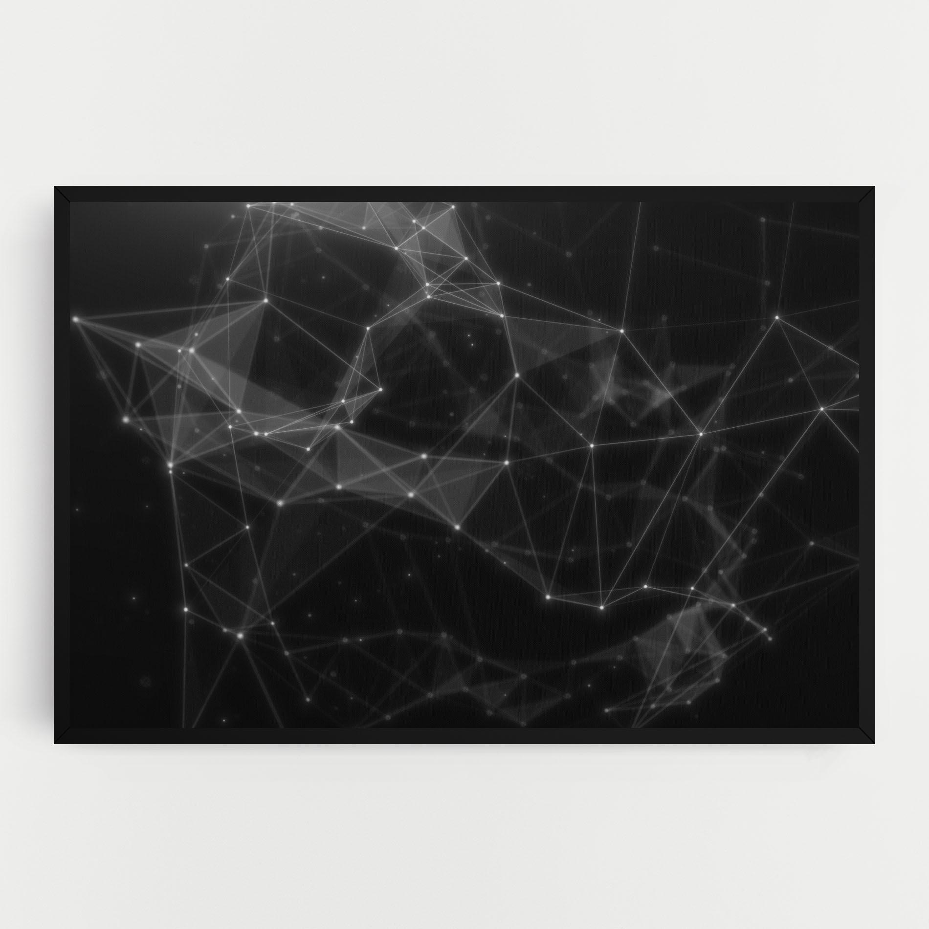 Vászonkép Connecting Lines mockup 0