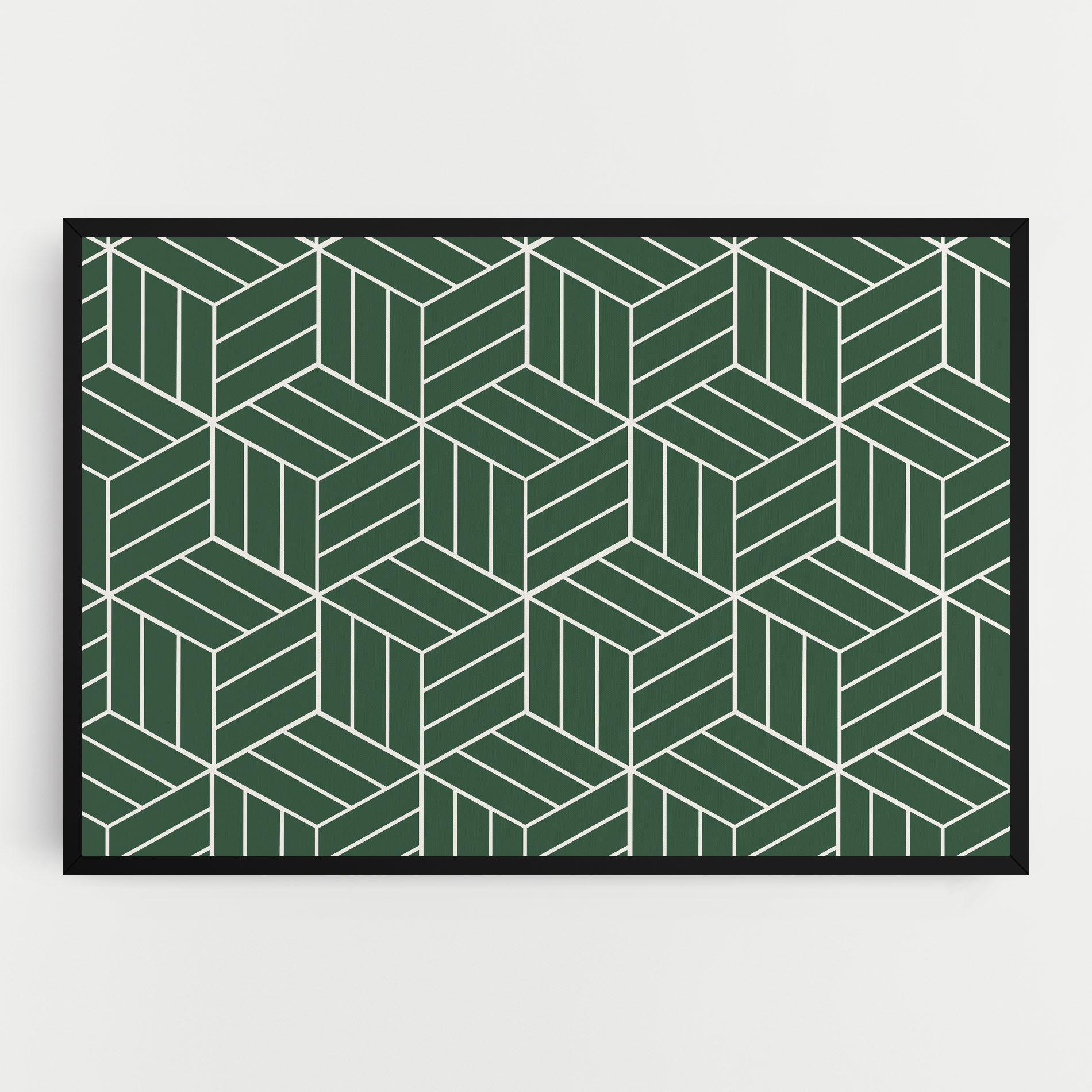 Vászonkép Green Square mockup 0