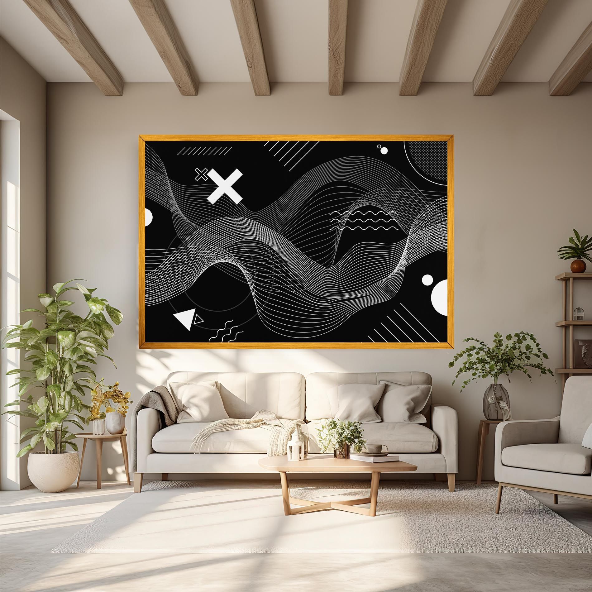 Geometric Lines mockup 6