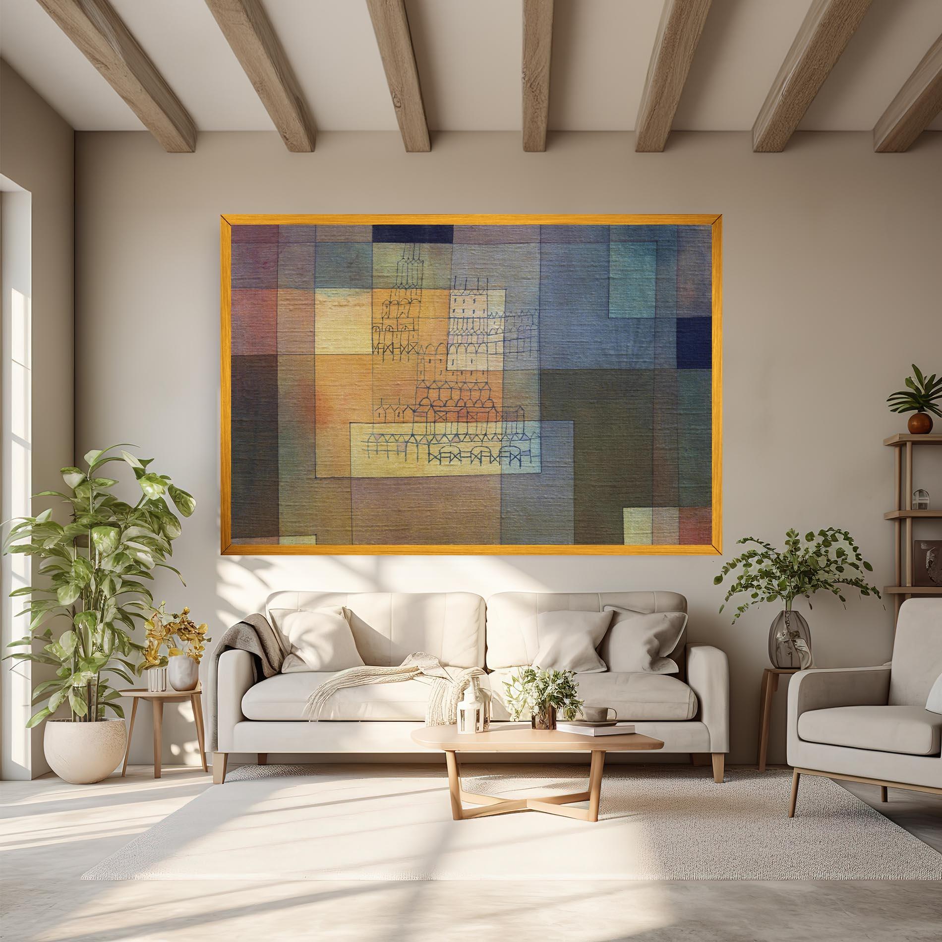 Vászonkép Water Color Square mockup 6