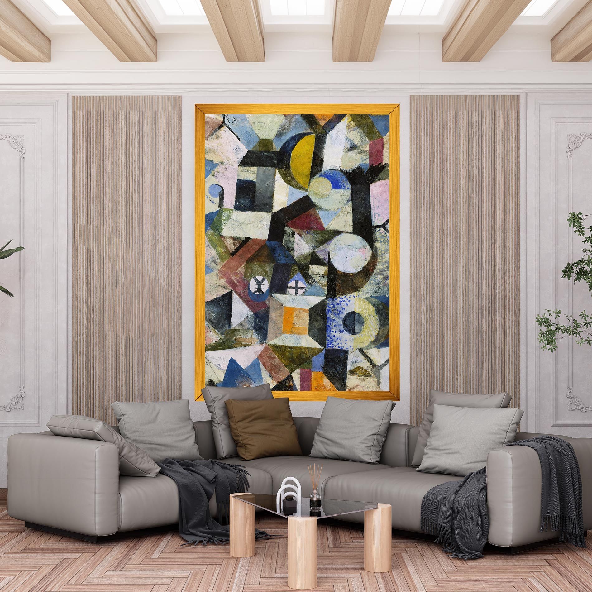 Abstract Geometric mockup 6