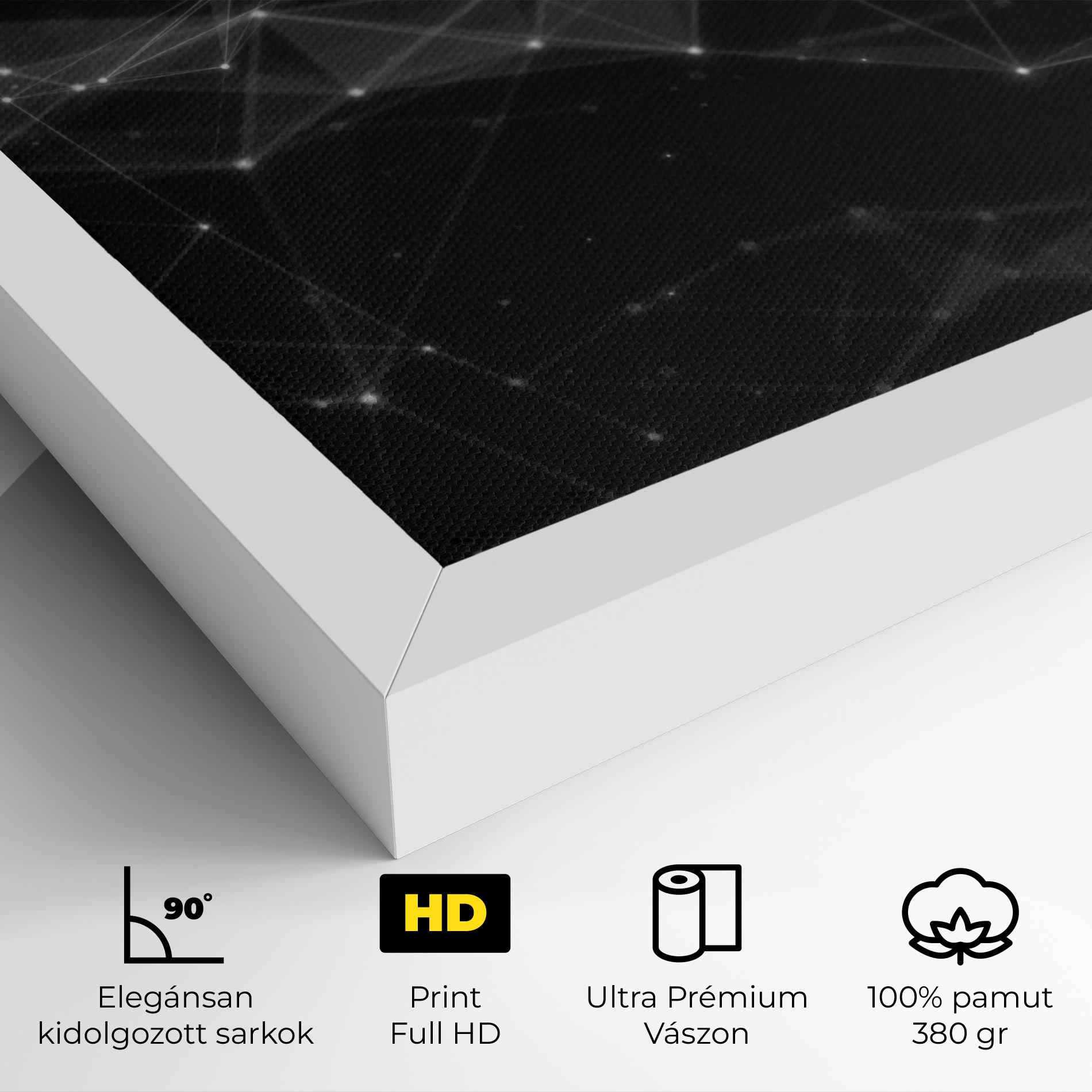 Vászonkép Connecting Lines mockup 4