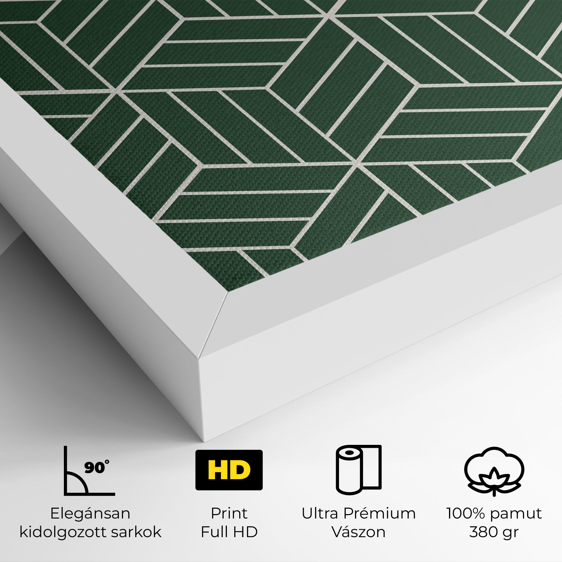 Green Square mockup 4