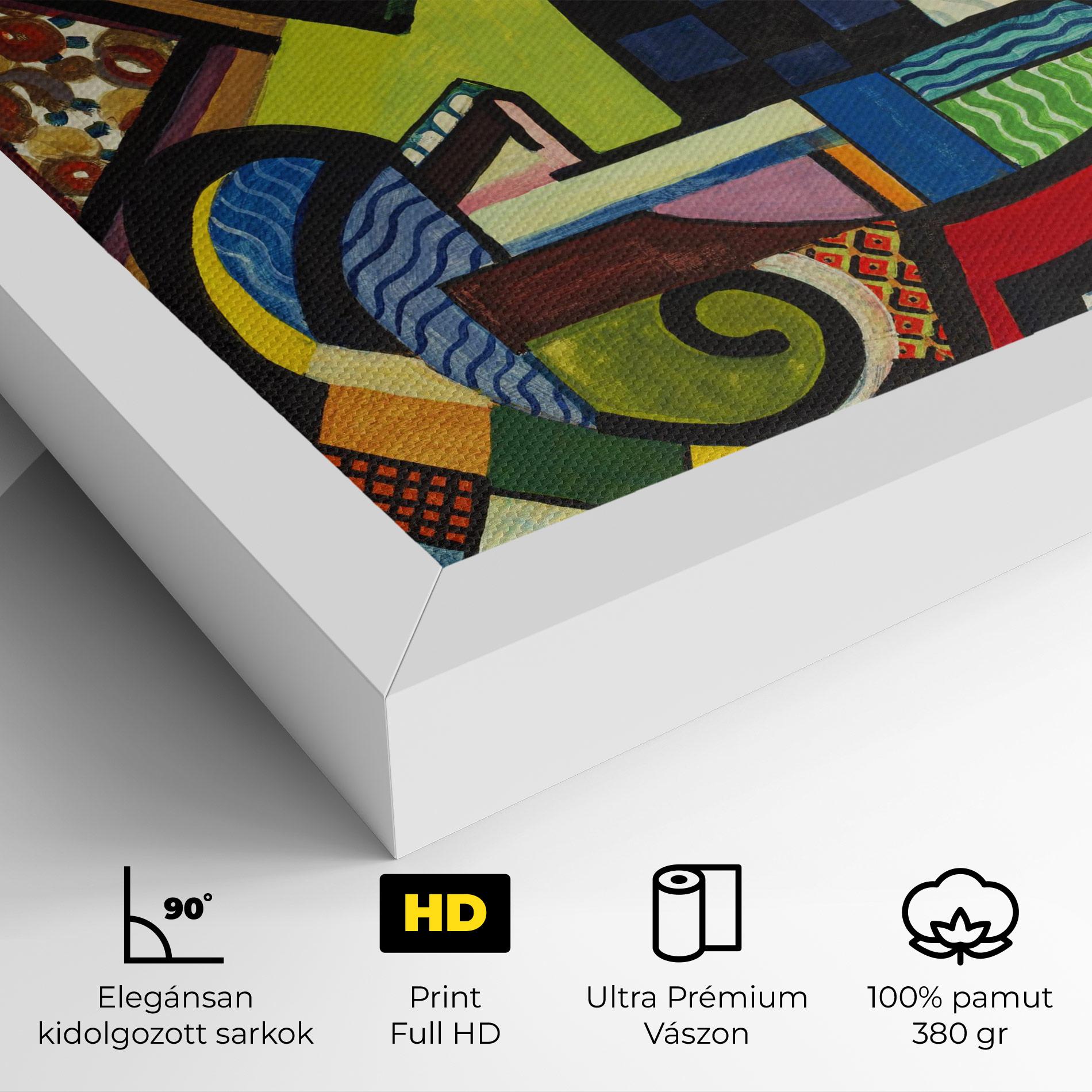 Vászonkép Mix Color Shapes mockup 4