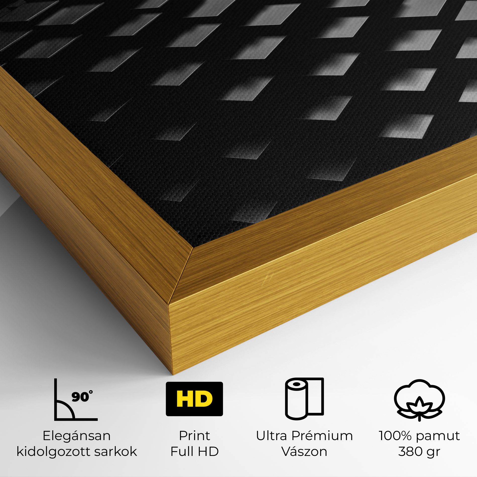Black Square Wave mockup 4