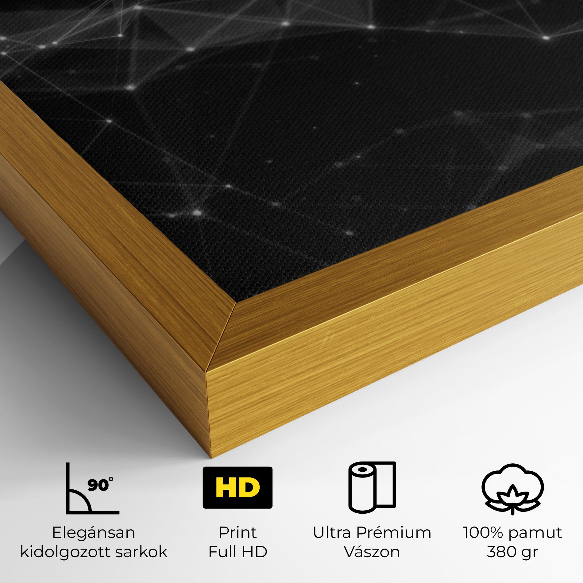 Vászonkép Connecting Lines mockup 4