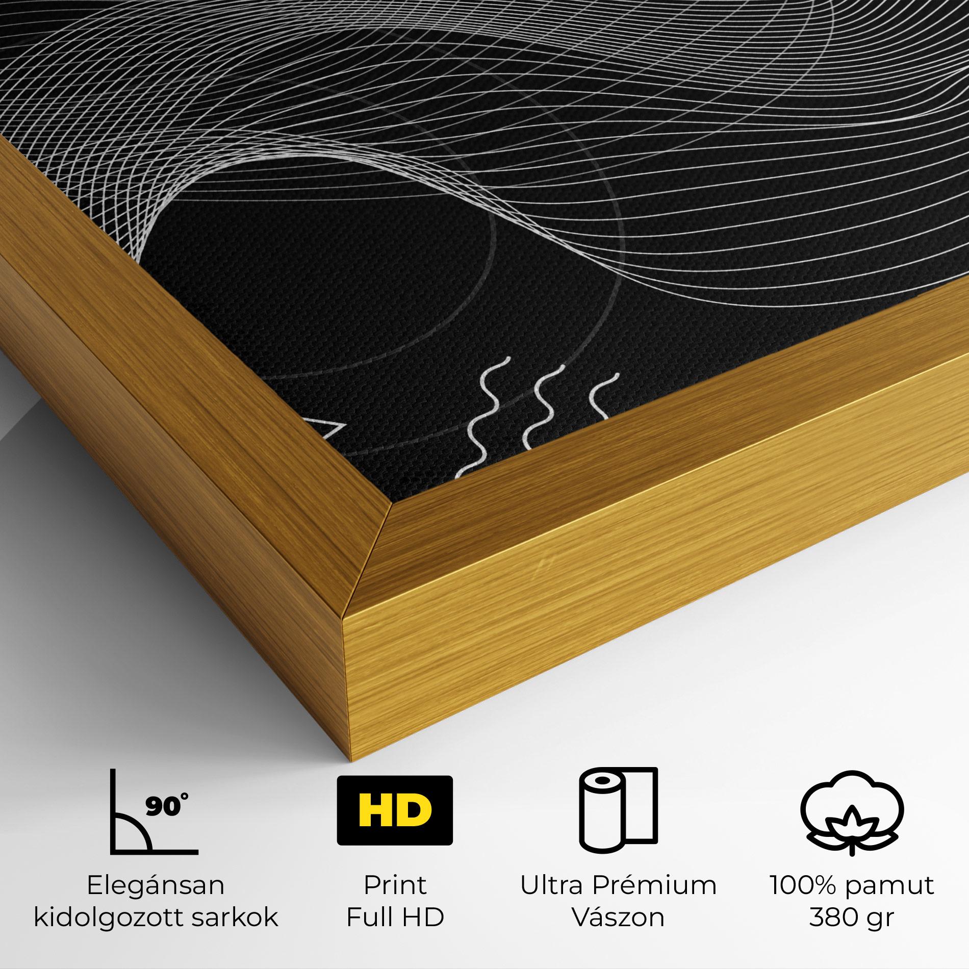 Vászonkép Geometric Lines mockup 4