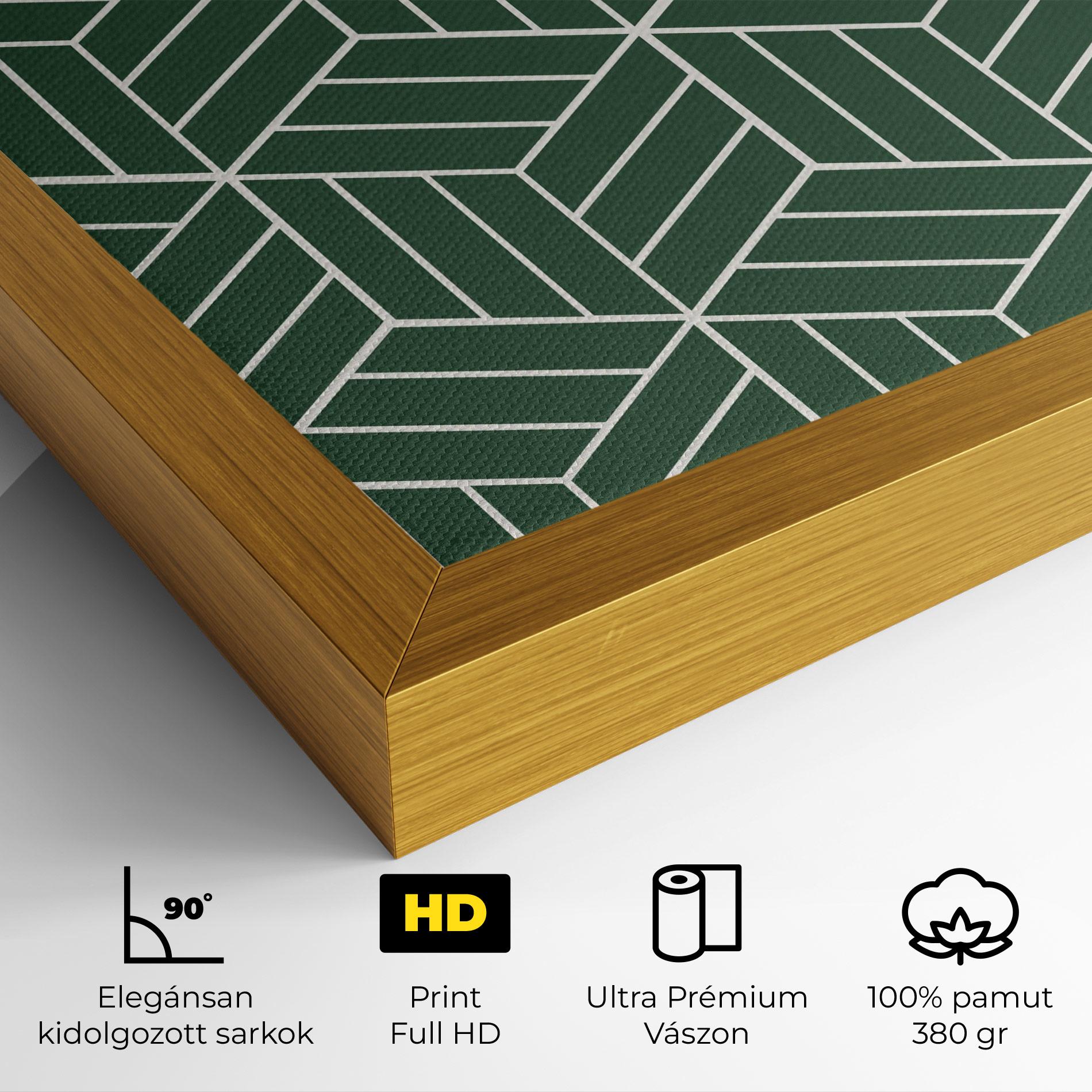 Vászonkép Green Square mockup 4