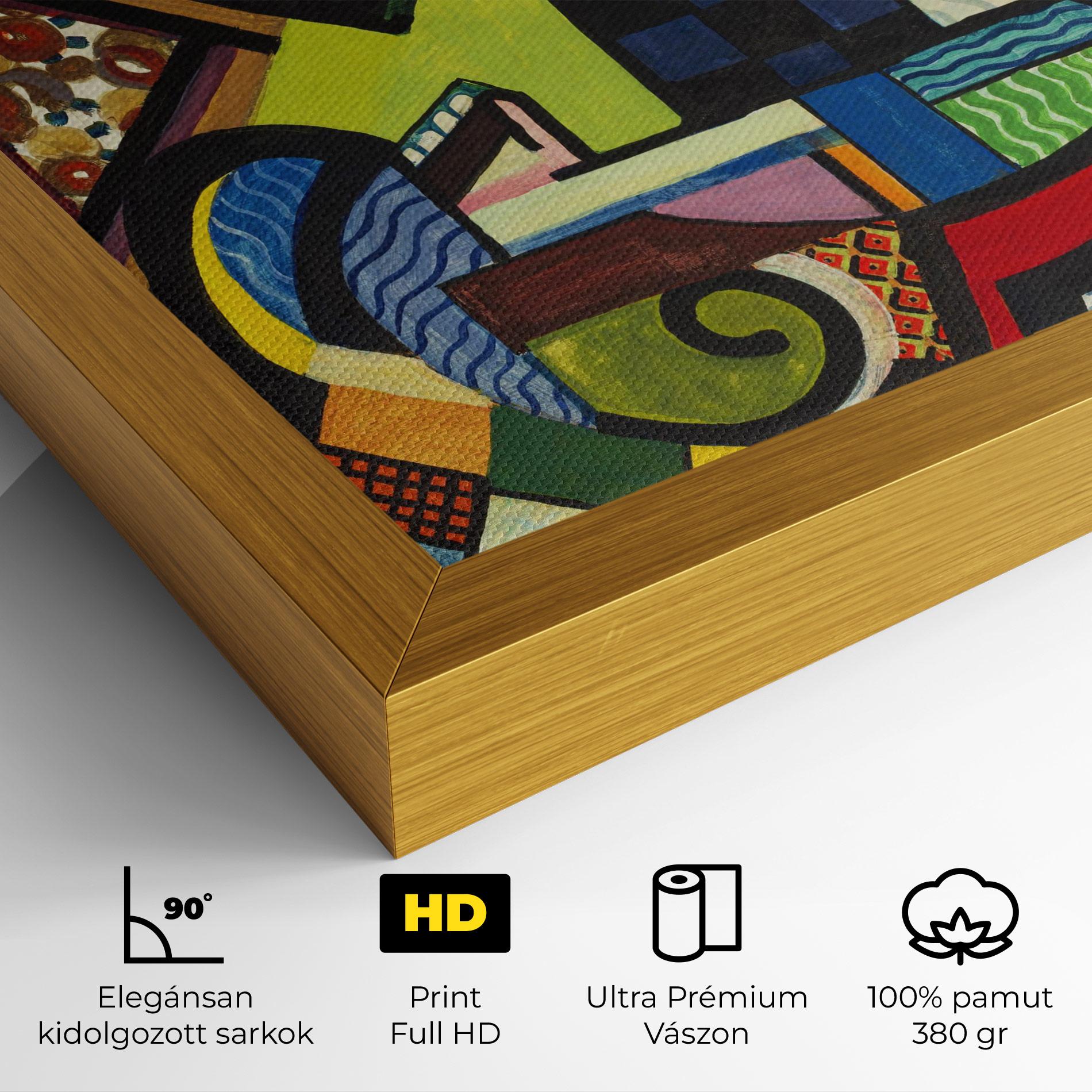 Vászonkép Mix Color Shapes mockup 4