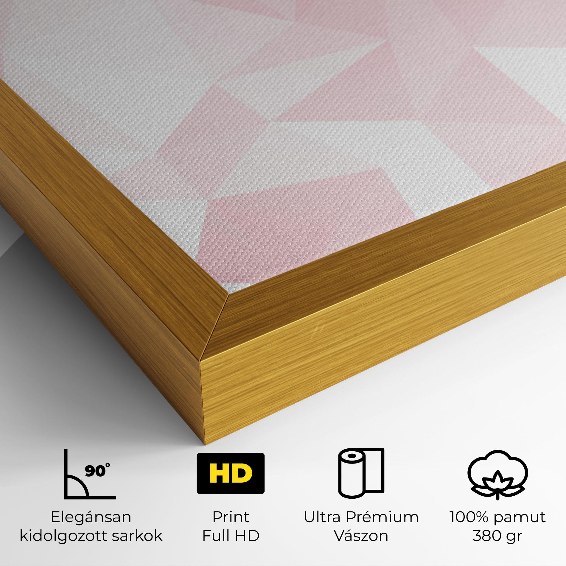 Vászonkép Pink Triangle mockup 4