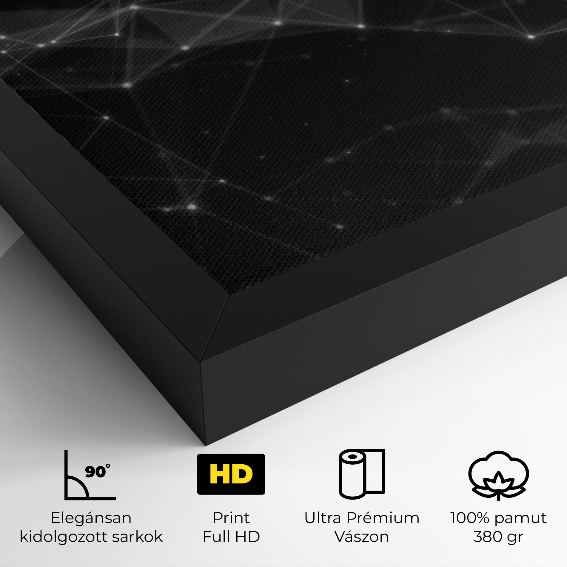 Vászonkép Connecting Lines mockup 4