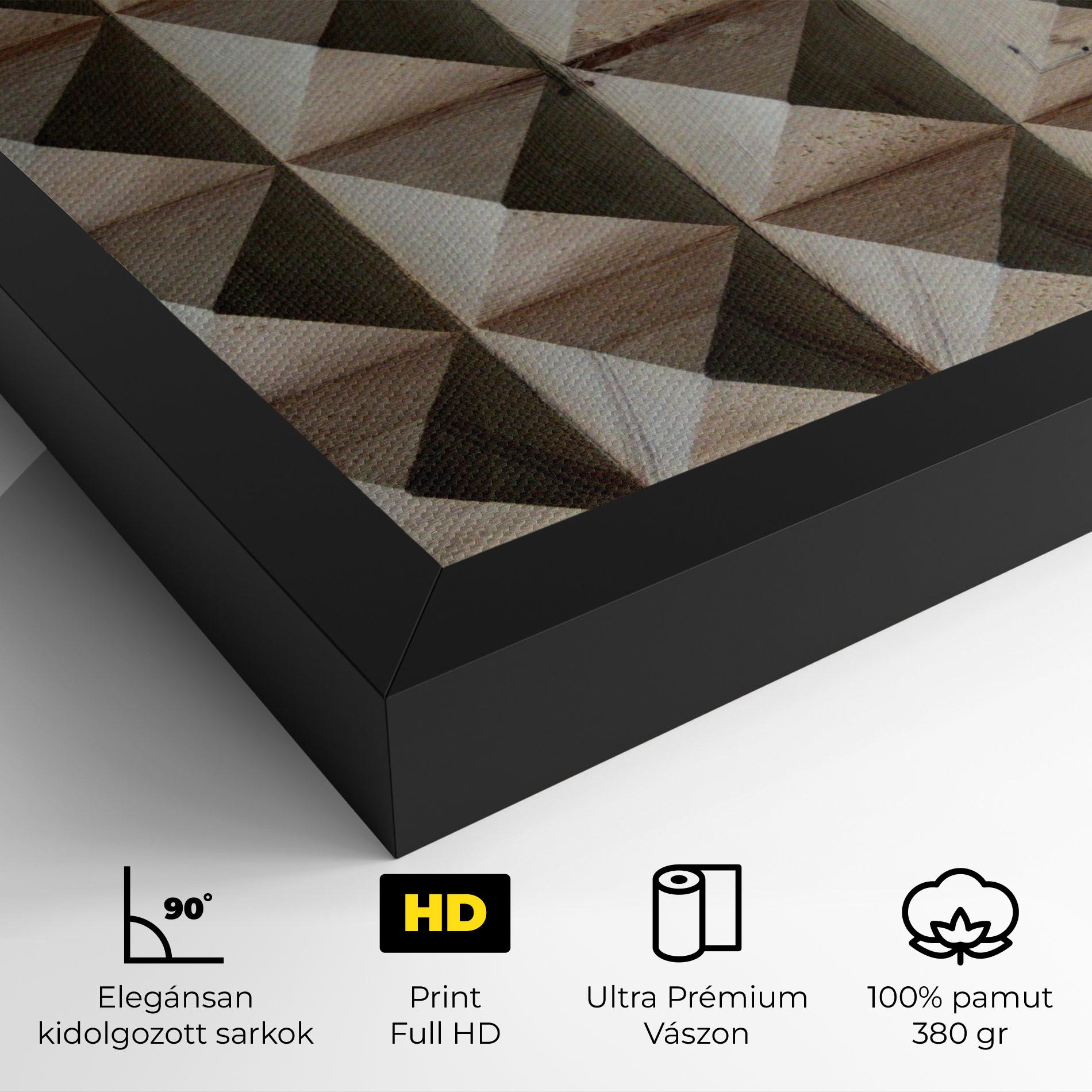 Vászonkép Cream Pyramid mockup 4