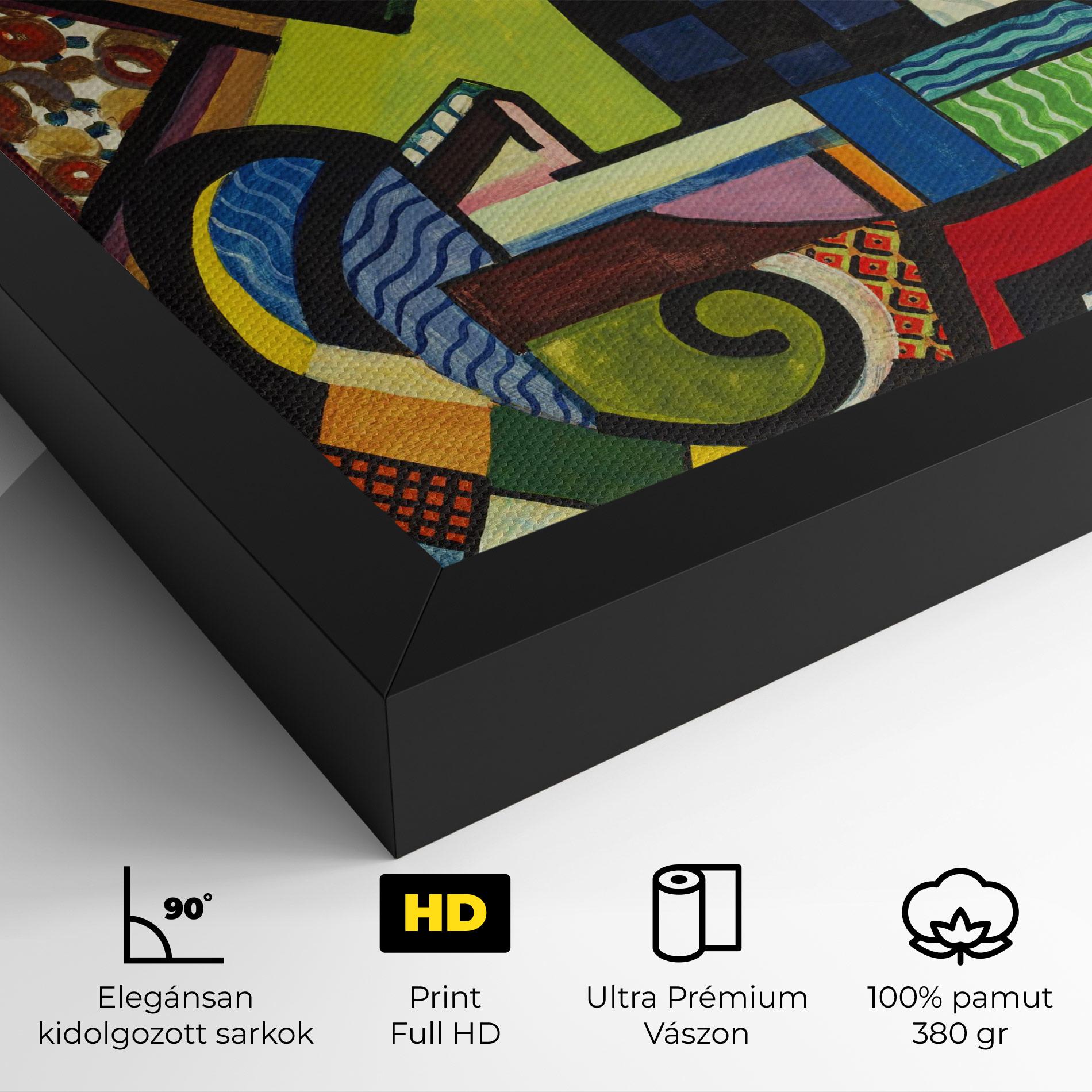 Vászonkép Mix Color Shapes mockup 4