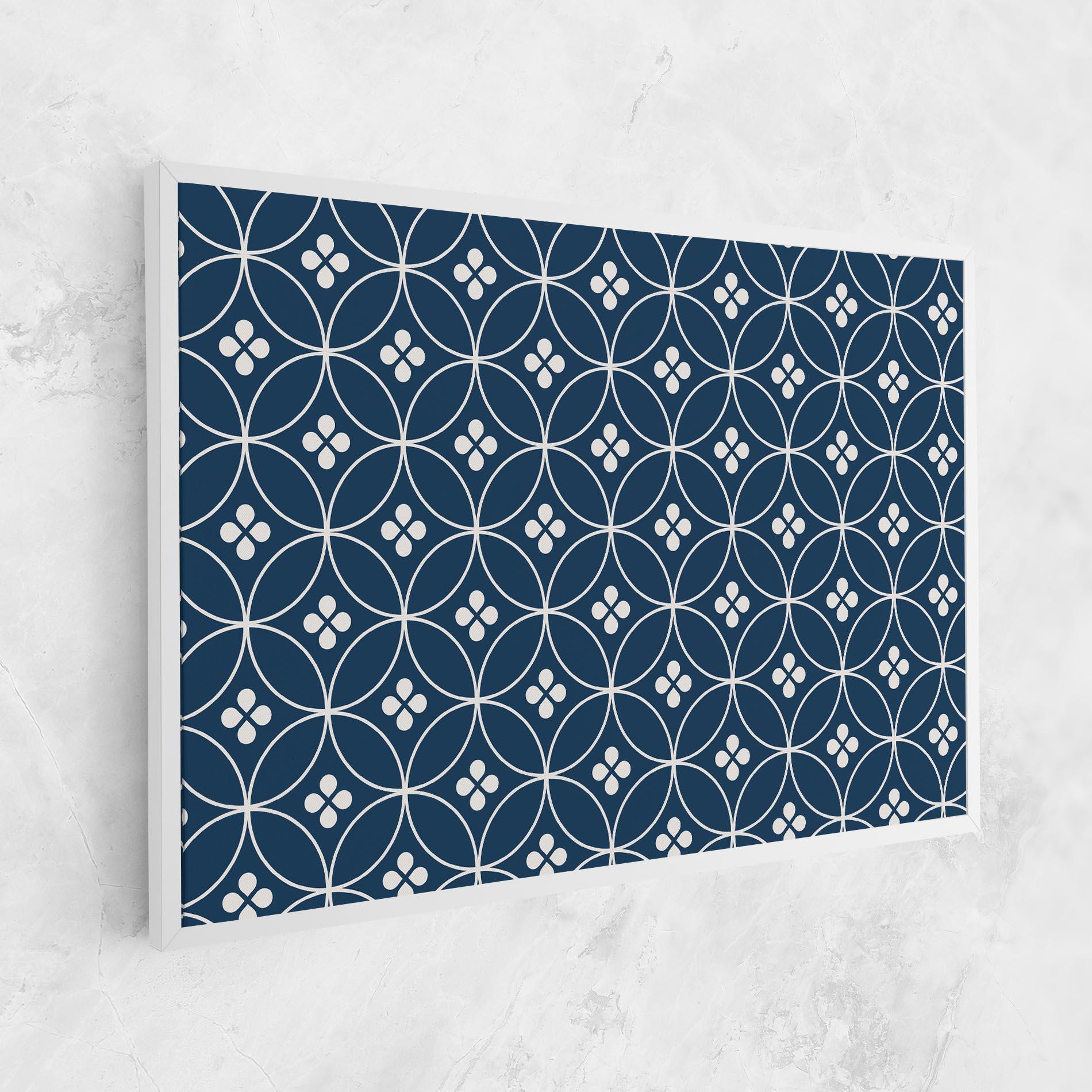 Vászonkép Blue Circle mockup 1