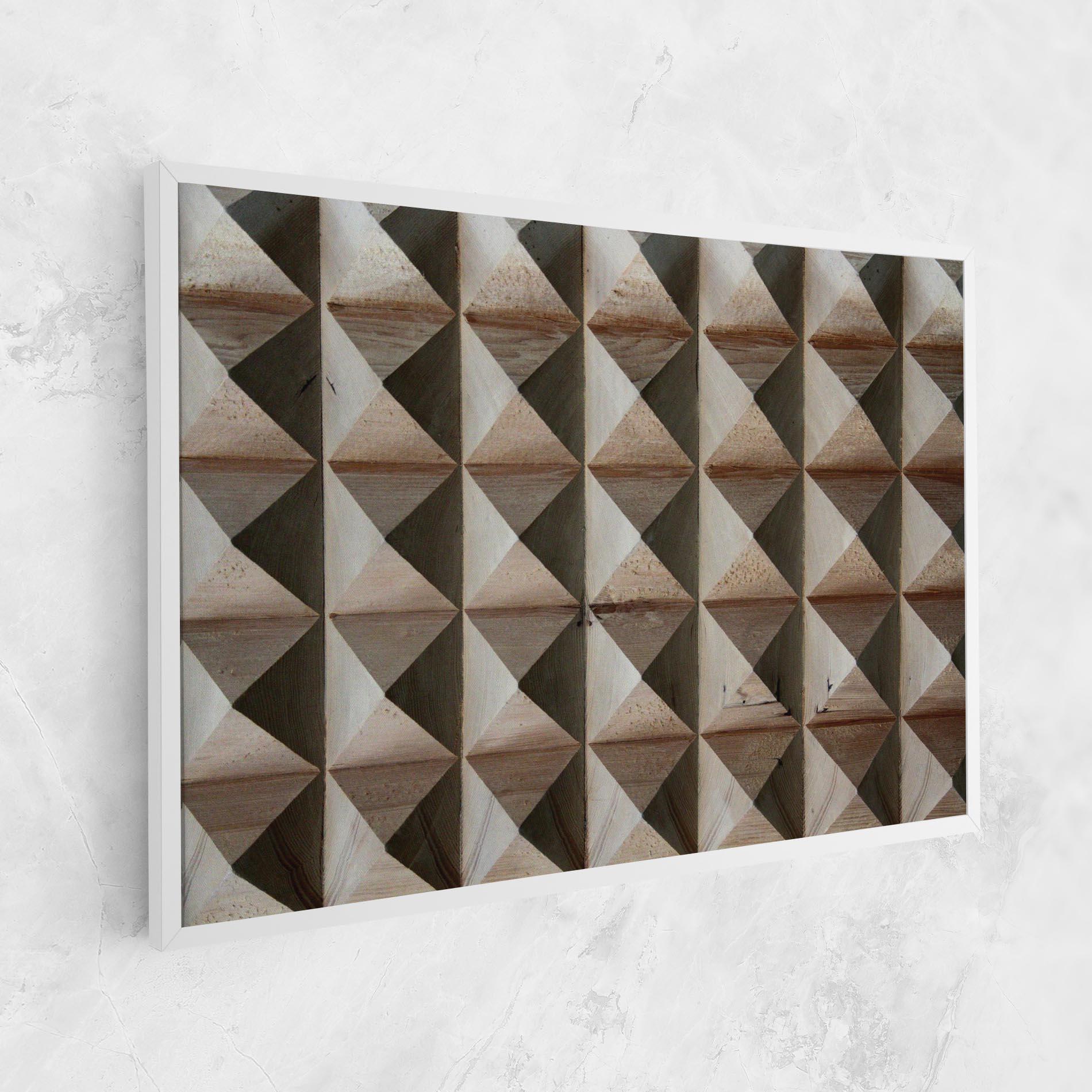 Vászonkép Cream Pyramid mockup 1