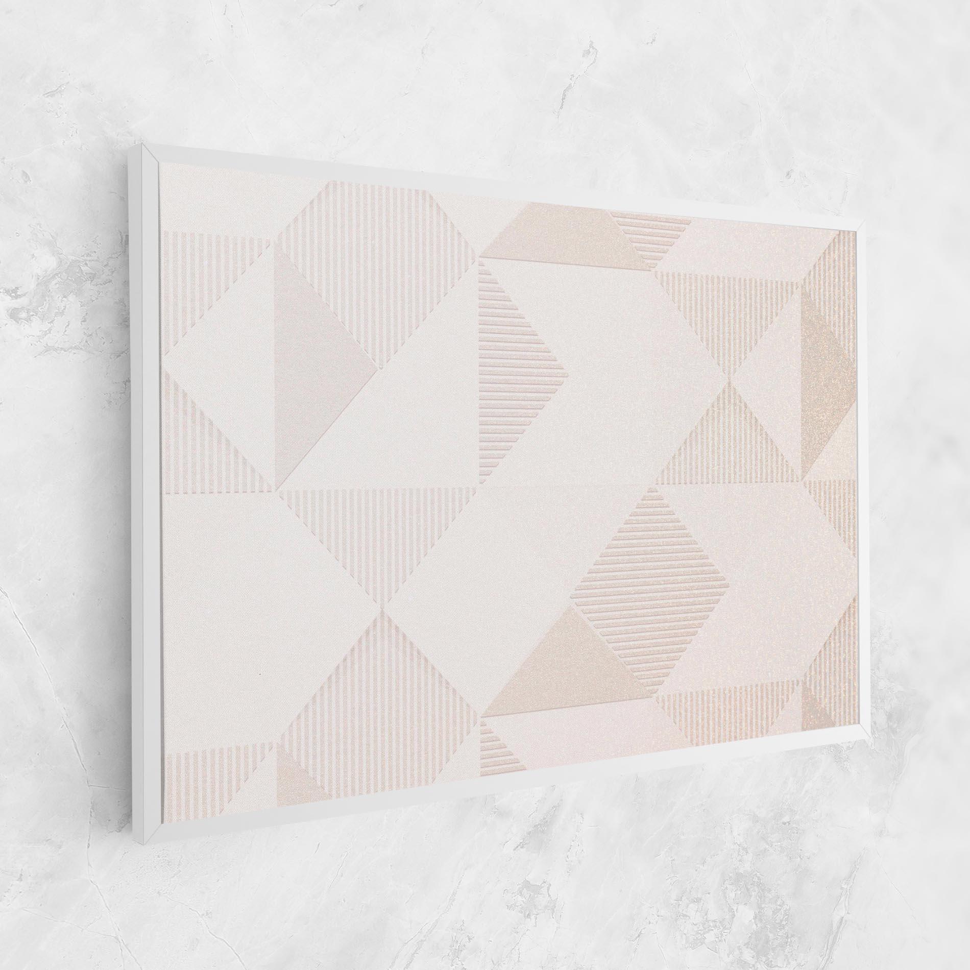 Vászonkép Light Cream Rhombus mockup 1