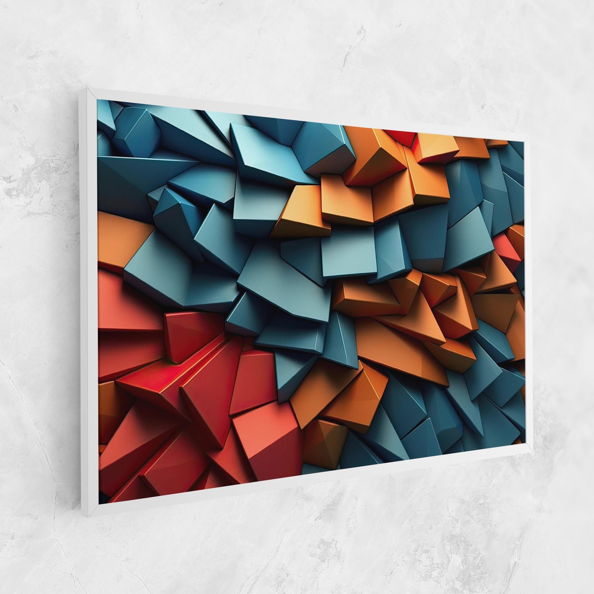 Multicolor Triangle mockup 1