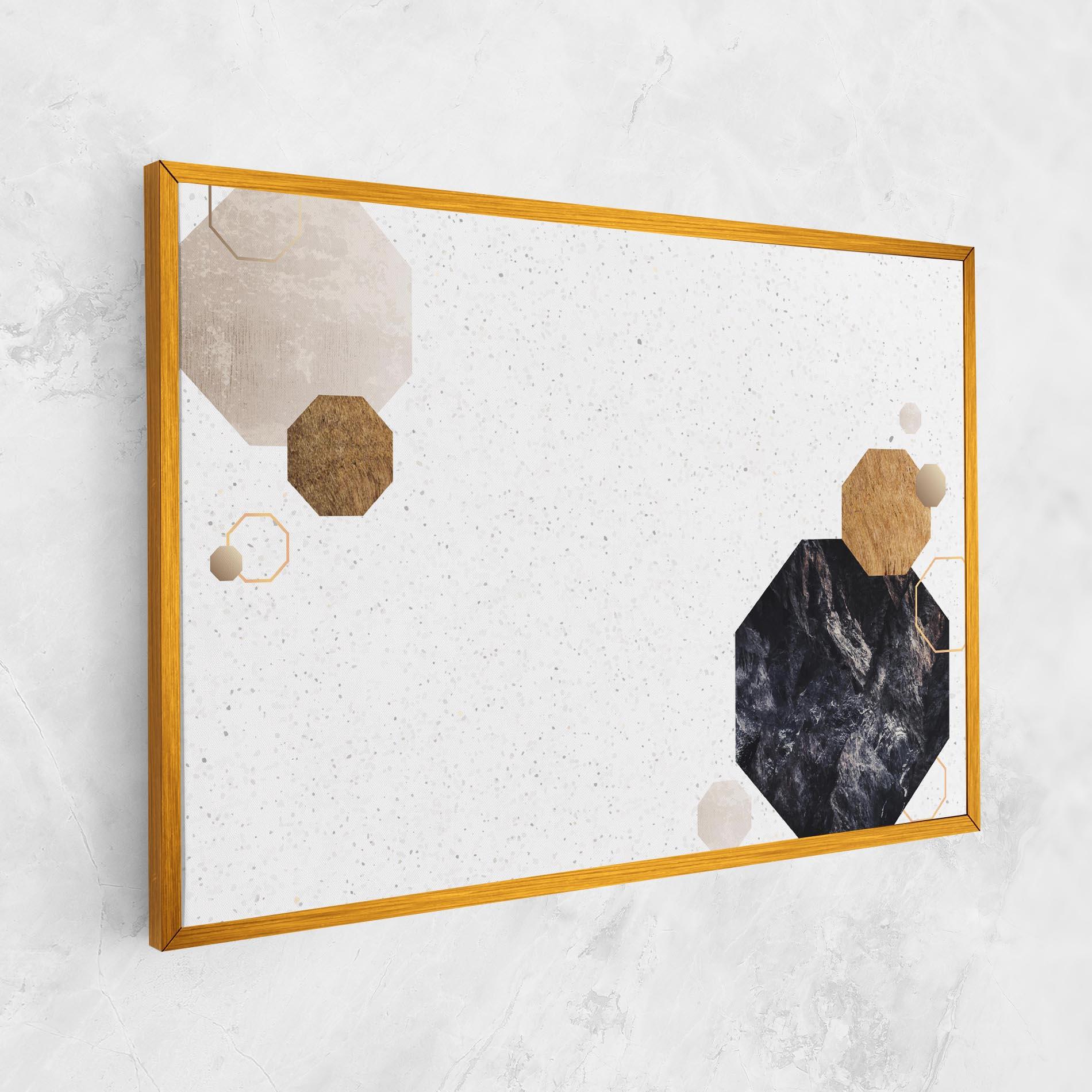 Vászonkép Big Hexagon mockup 1