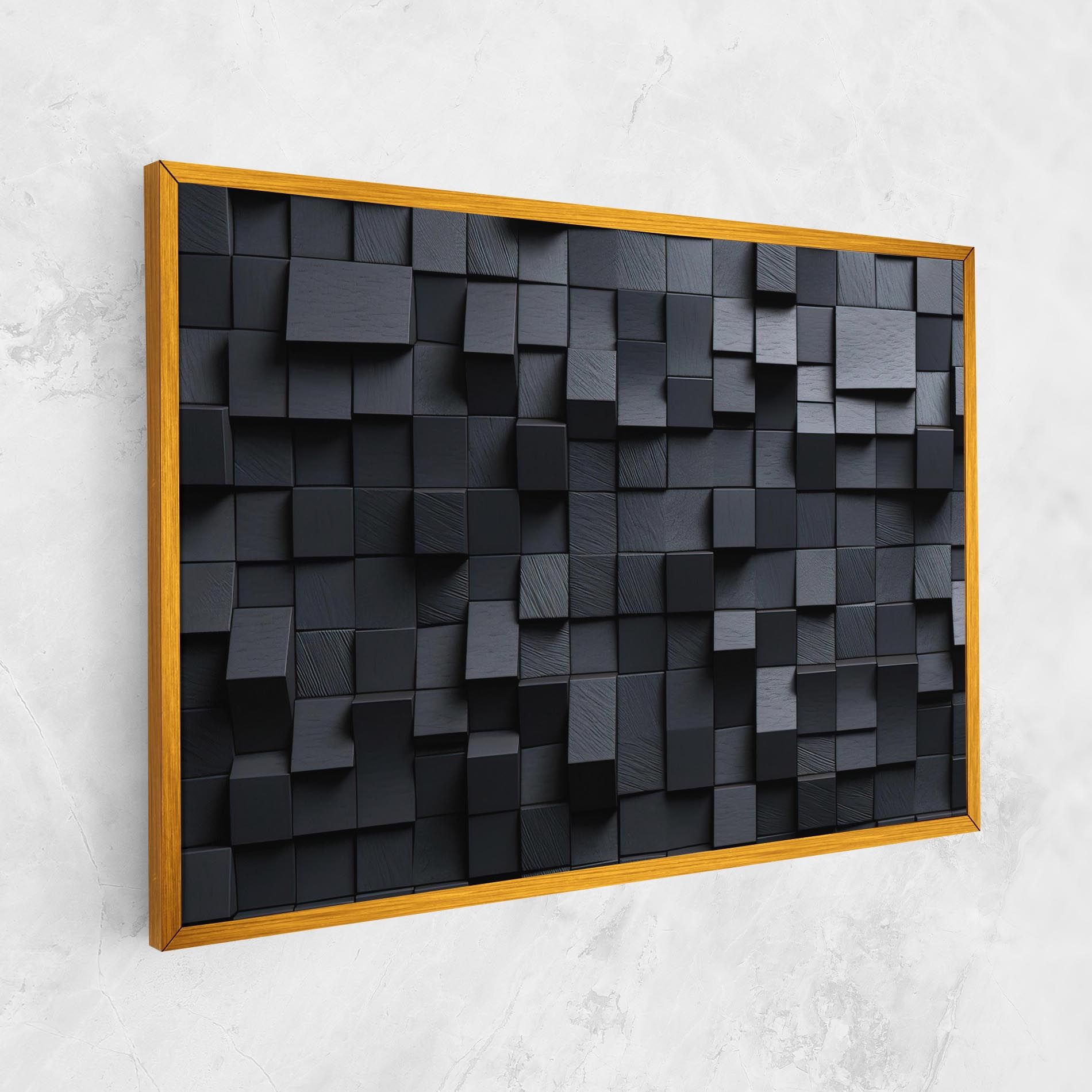 Black Square Pattern mockup 1