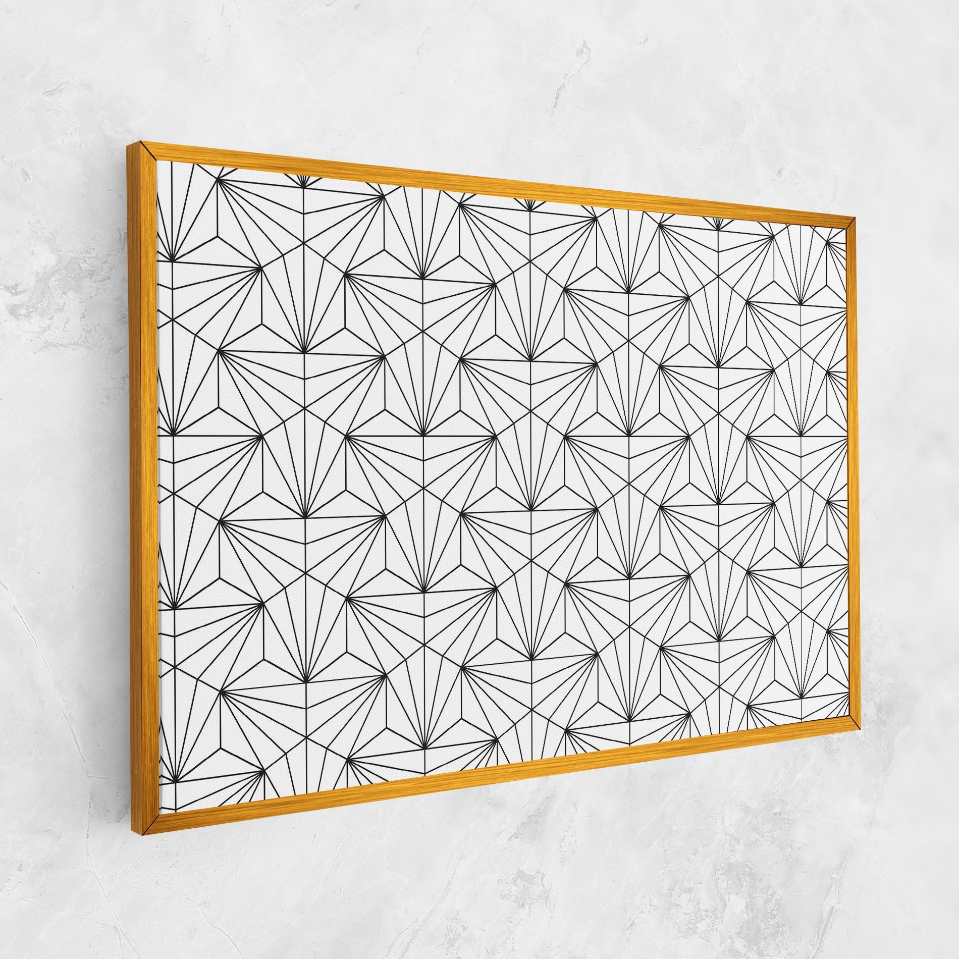 Vászonkép Black Triangle mockup 1