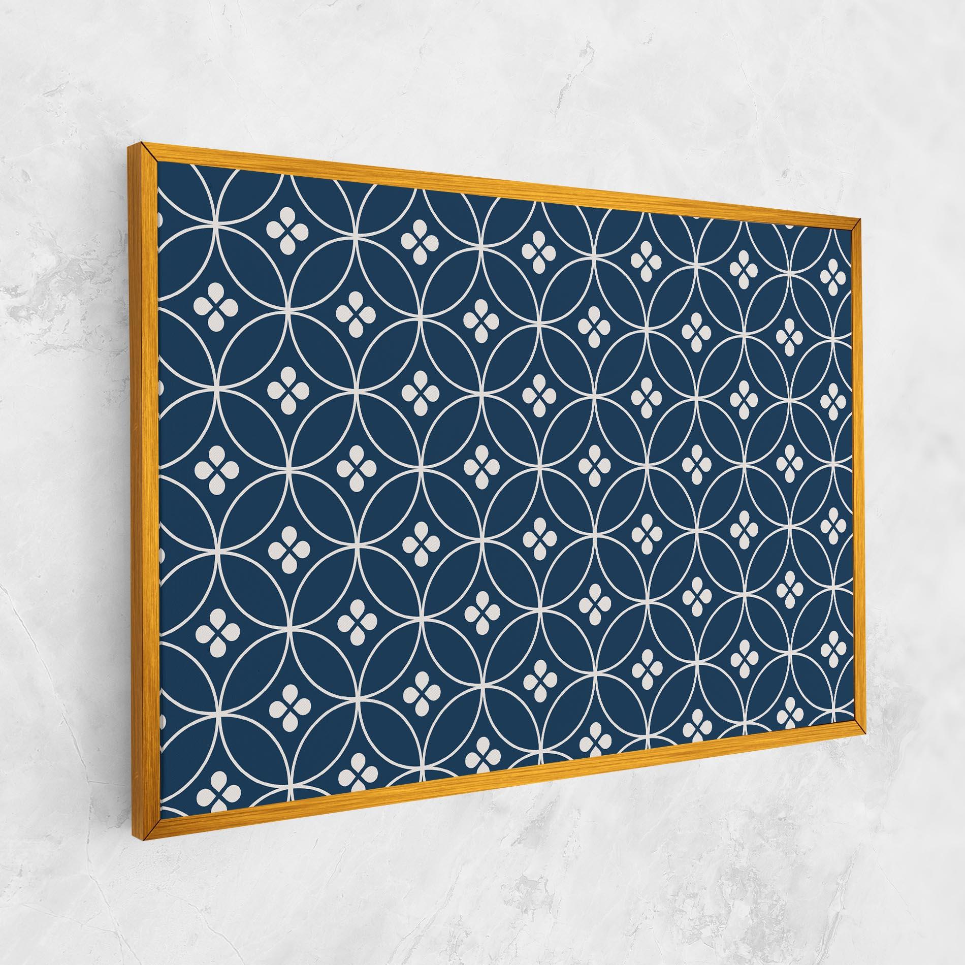 Vászonkép Blue Circle mockup 1