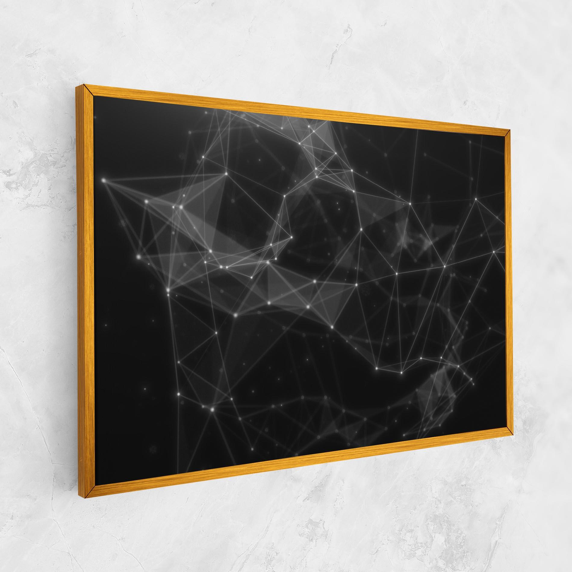 Vászonkép Connecting Lines mockup 1