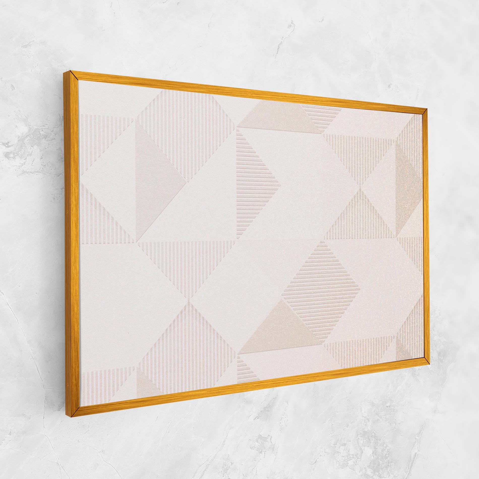 Vászonkép Light Cream Rhombus mockup 1