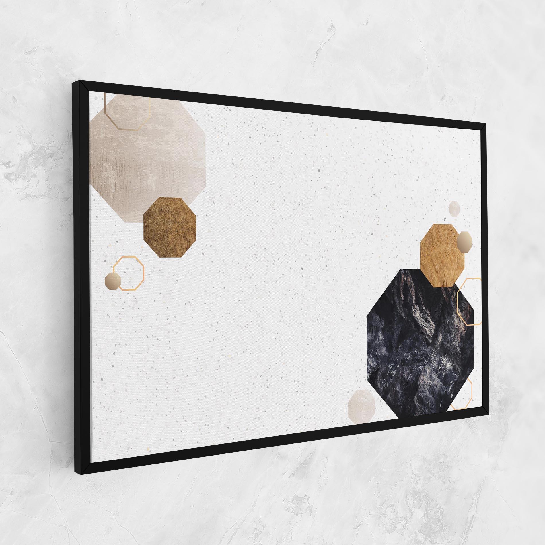 Vászonkép Big Hexagon mockup 1