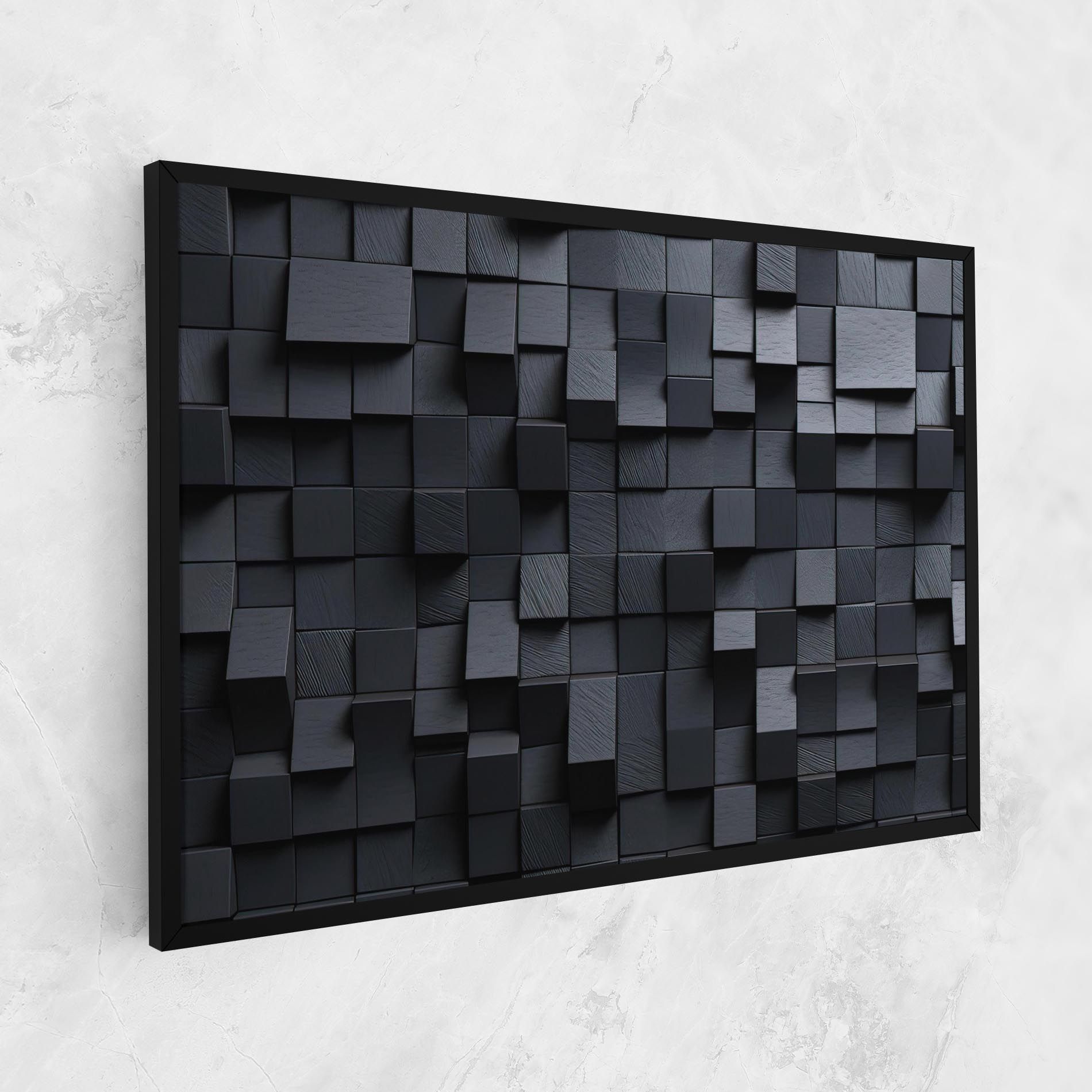 Black Square Pattern mockup 1