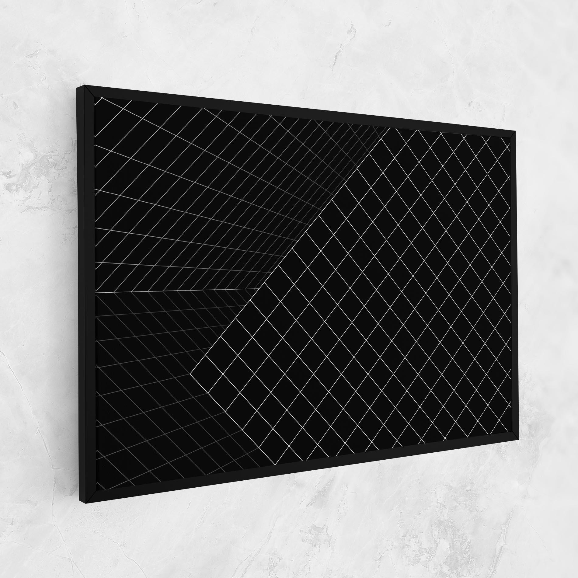 Vászonkép Black Square mockup 1