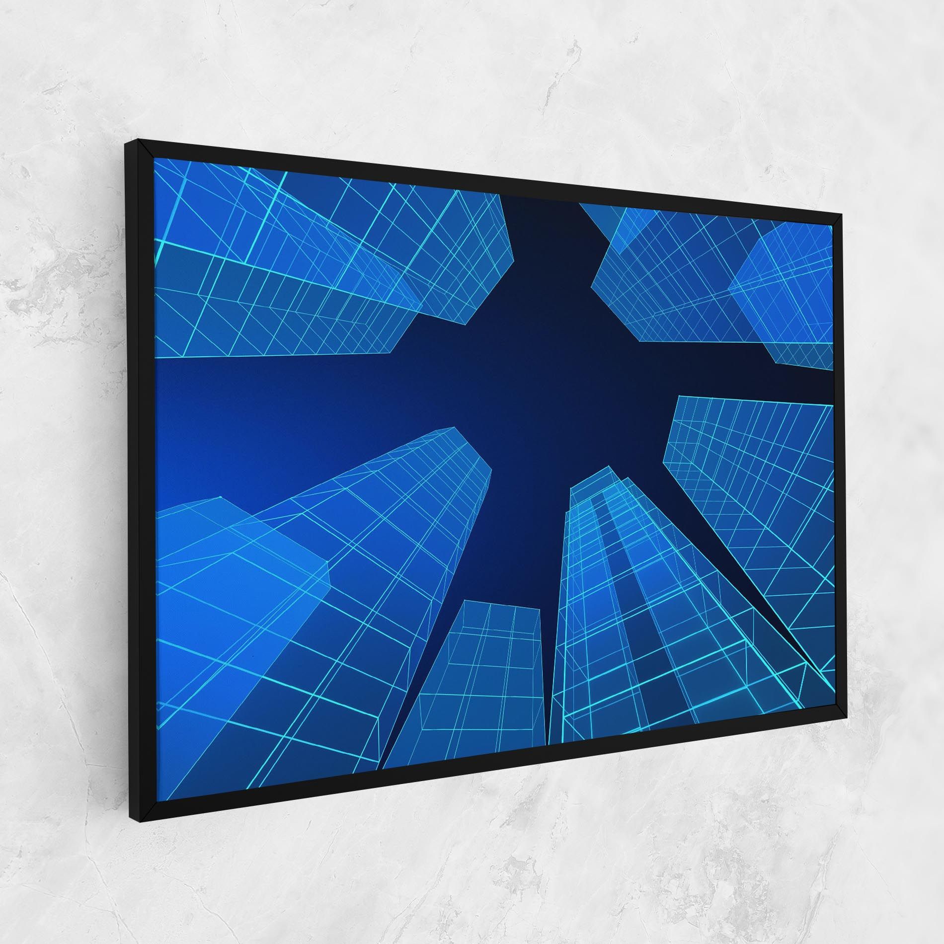 Blue Buildings mockup 1