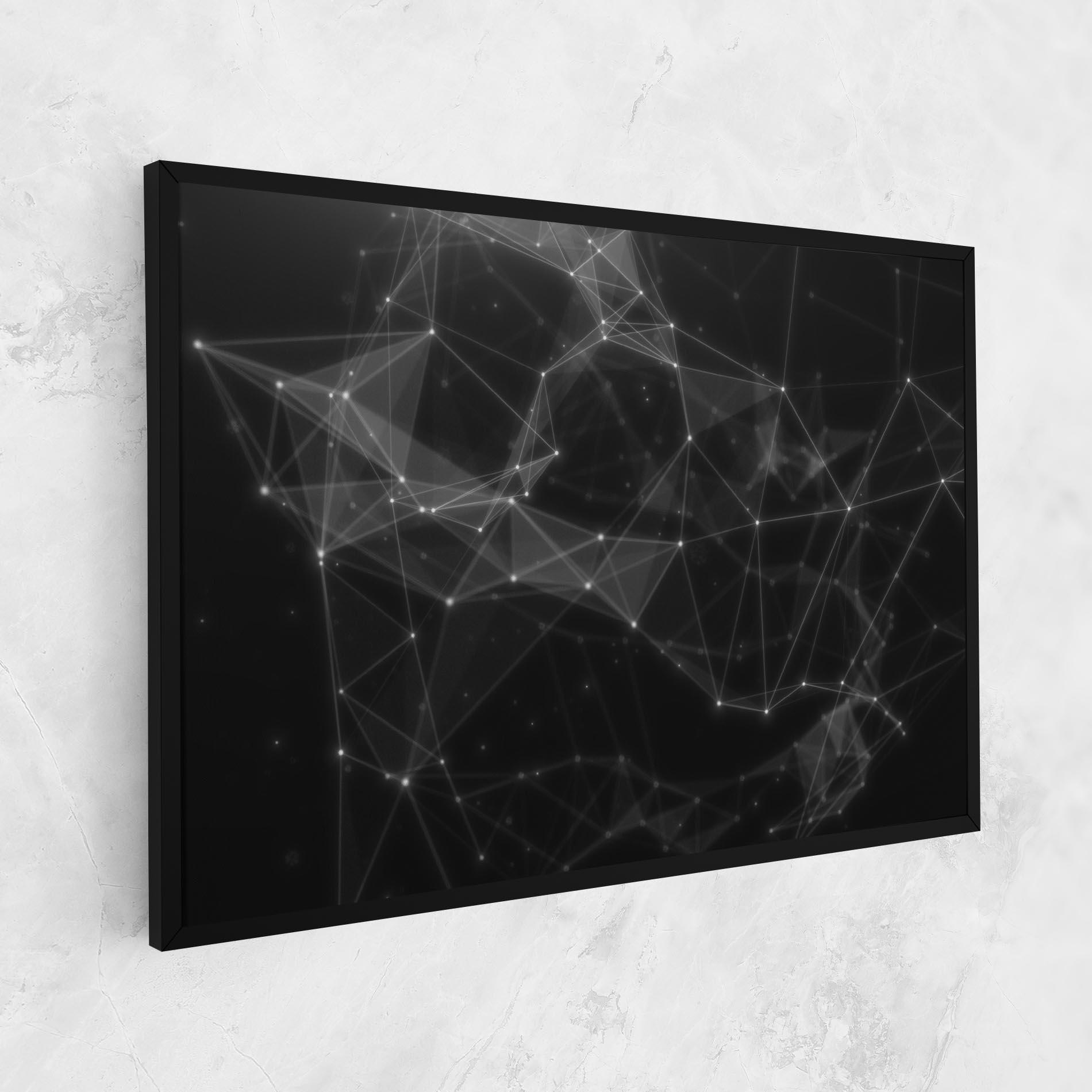 Vászonkép Connecting Lines mockup 1