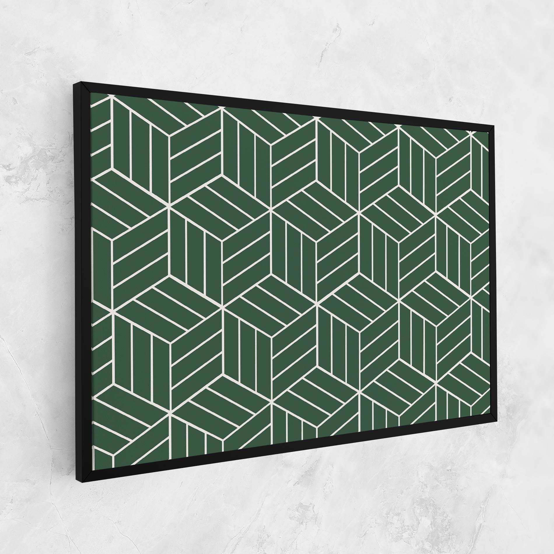 Vászonkép Green Square mockup 1