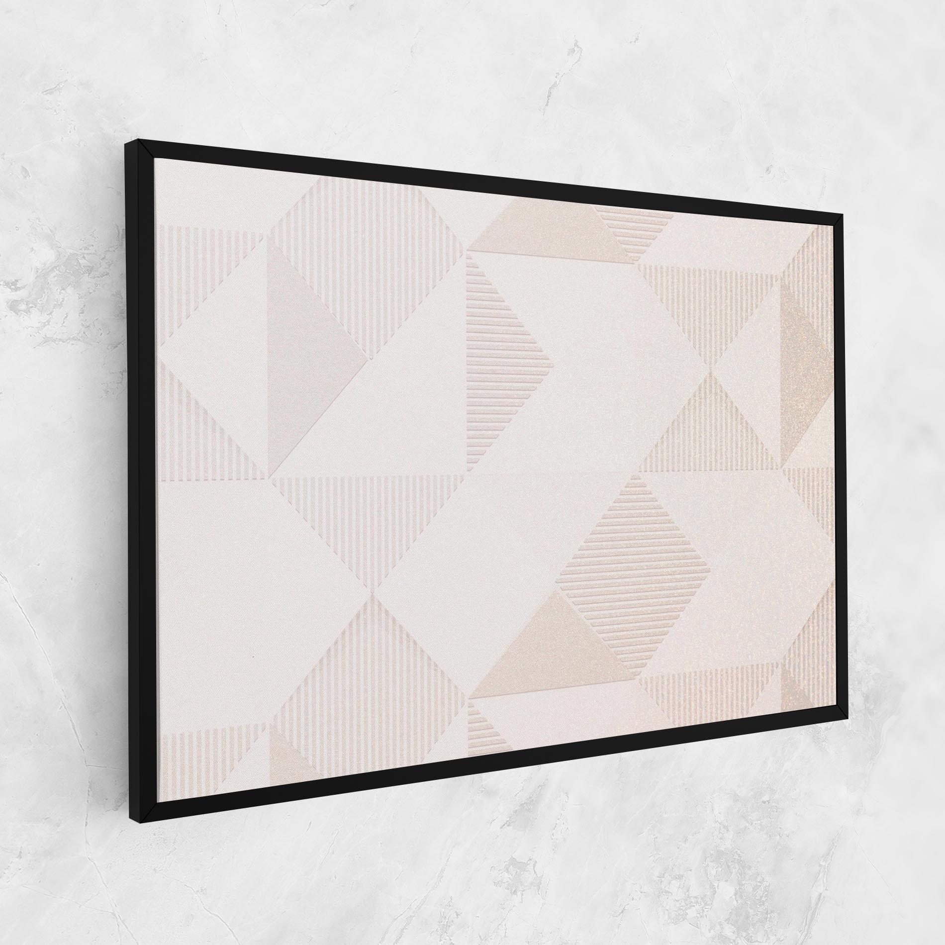 Vászonkép Light Cream Rhombus mockup 1
