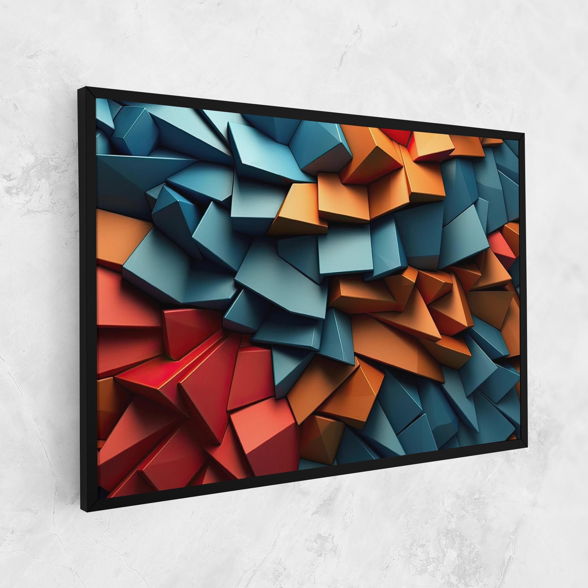 Multicolor Triangle mockup 1