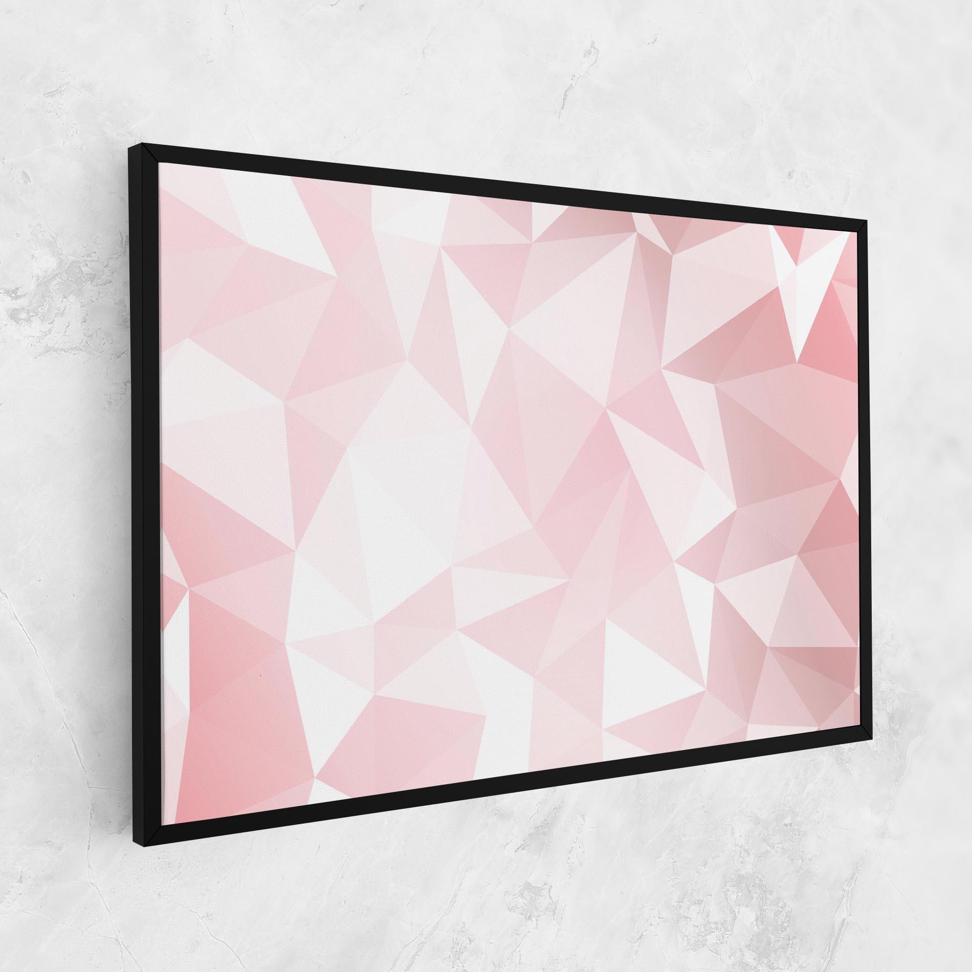 Vászonkép Pink Triangle mockup 1