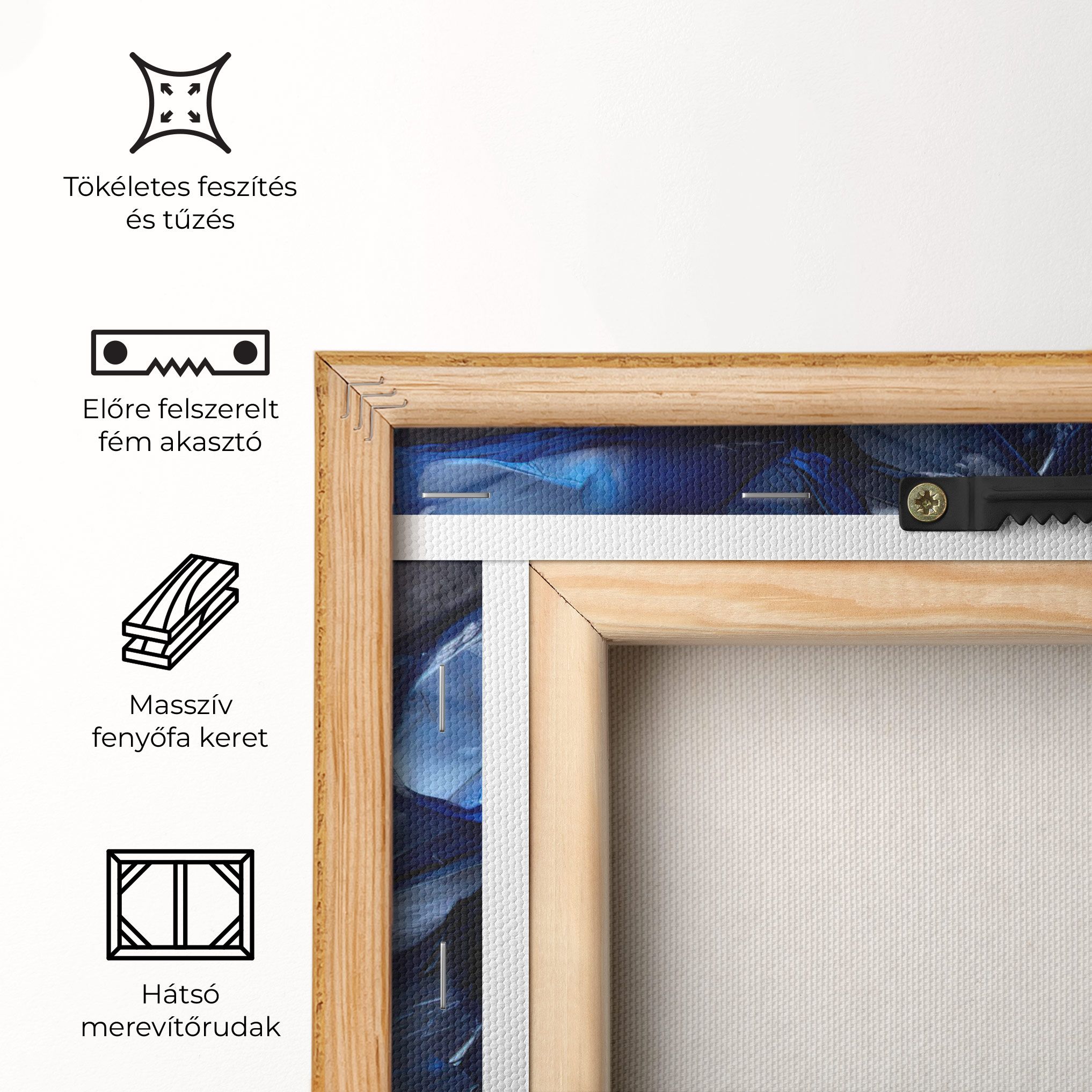 Blue Crystal Shape mockup 5