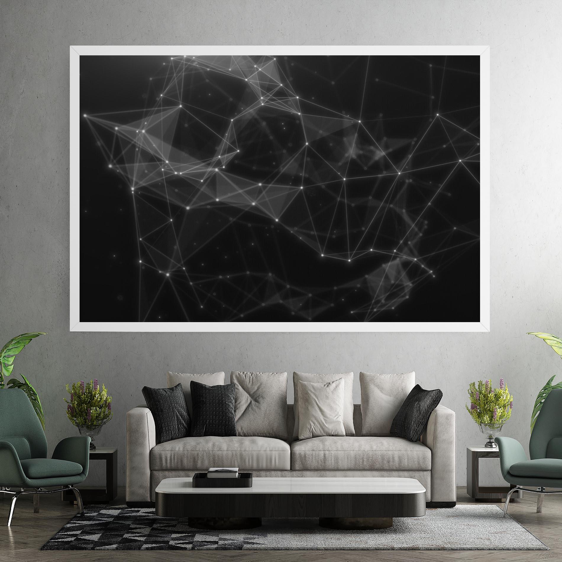 Vászonkép Connecting Lines mockup 7