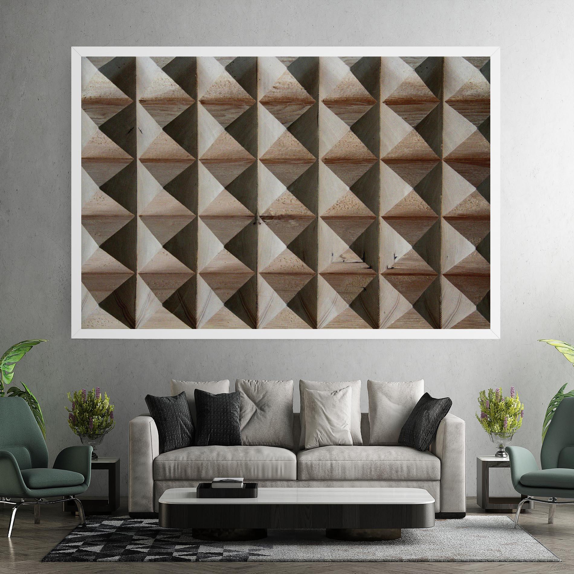 Vászonkép Cream Pyramid mockup 7