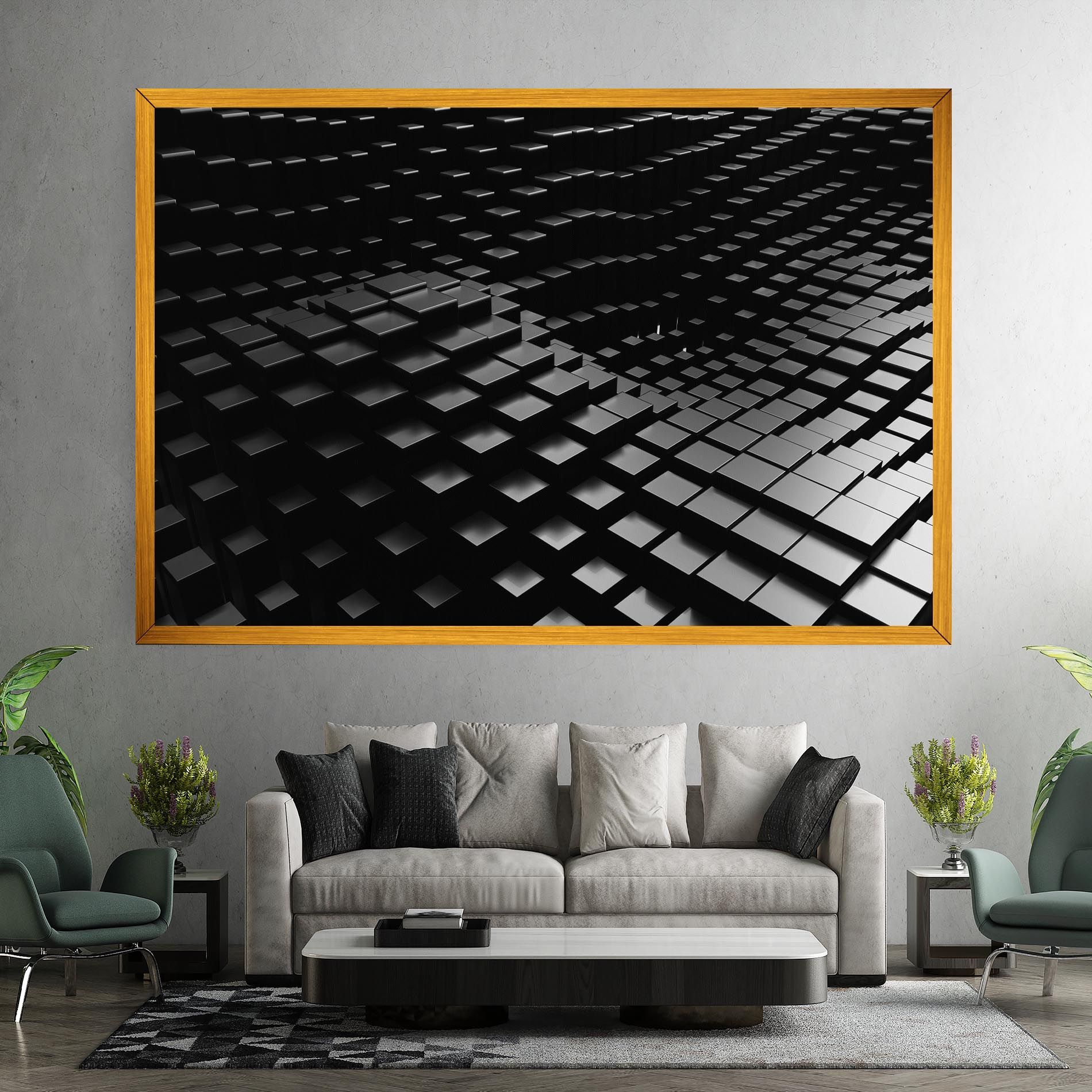 Black Square Wave mockup 7