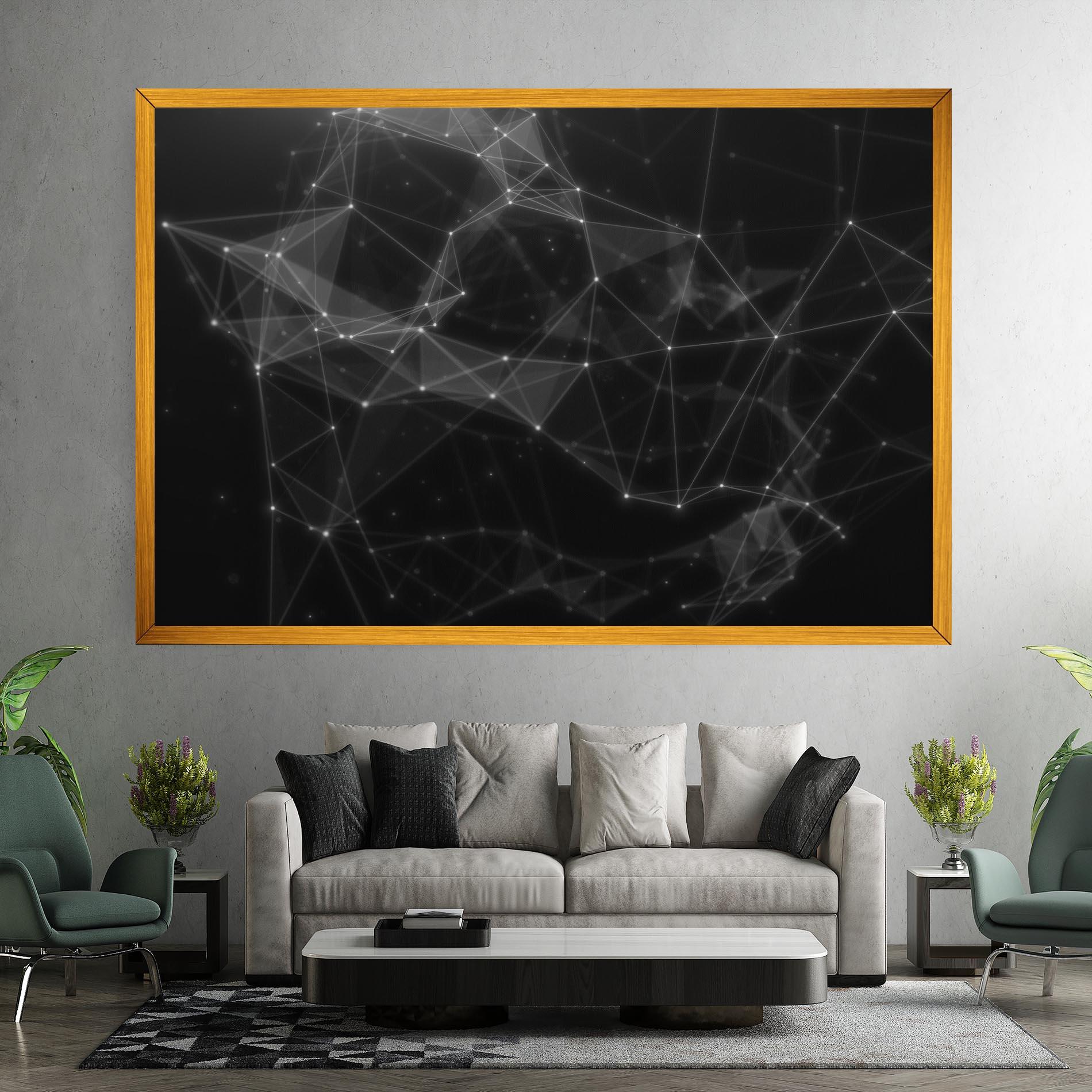 Vászonkép Connecting Lines mockup 7