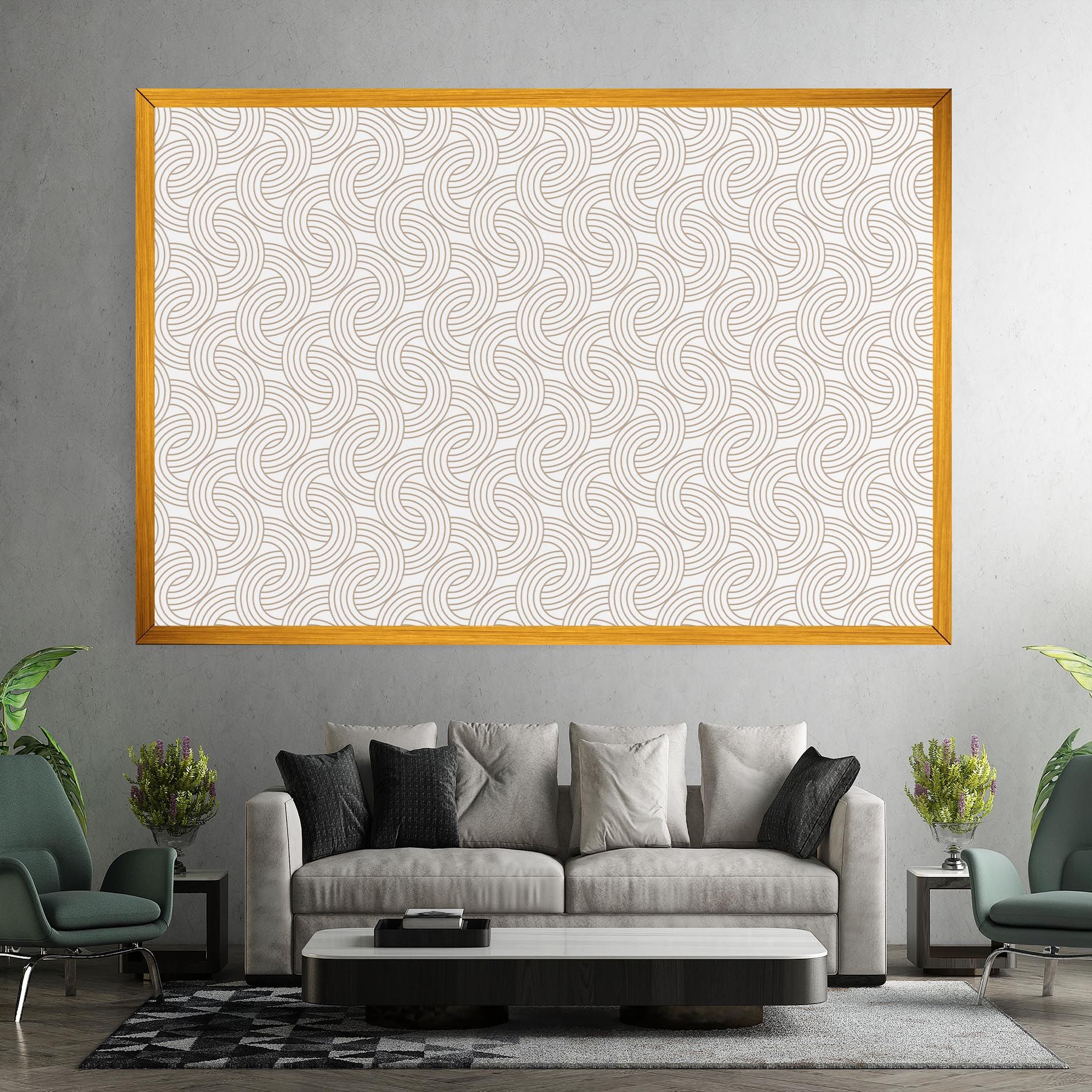 Cream Lines mockup 7