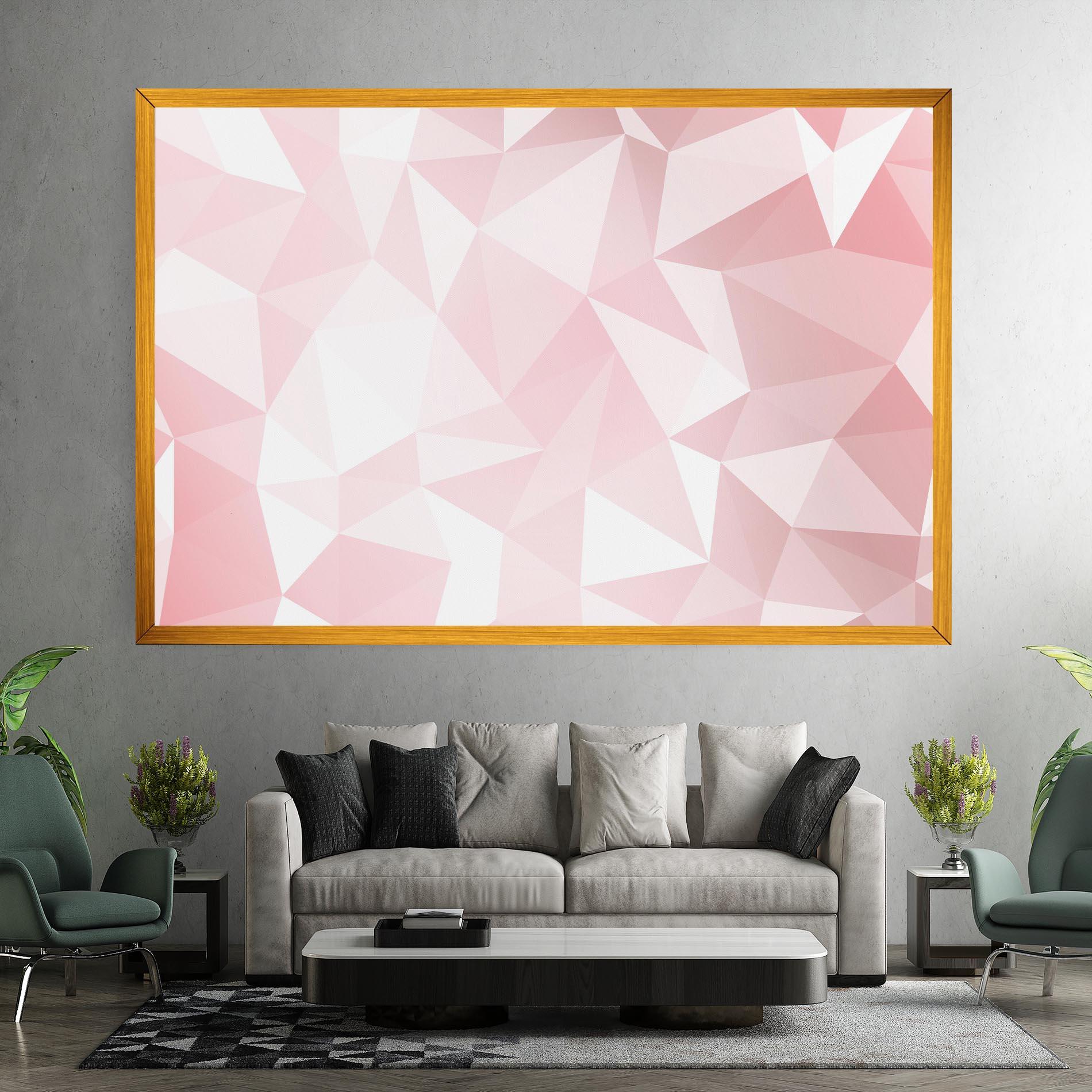 Vászonkép Pink Triangle mockup 7