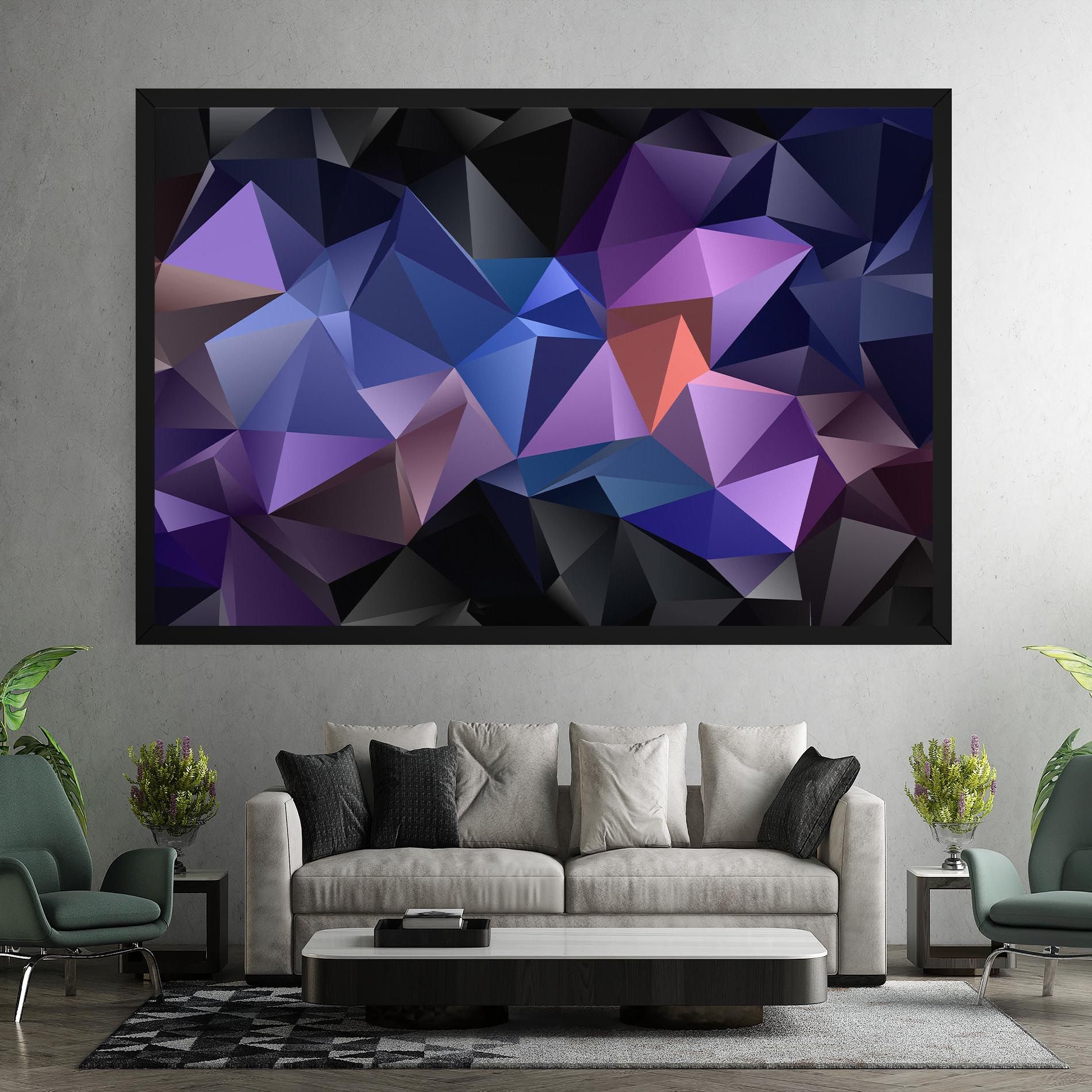 Black Purple Triangle mockup 7