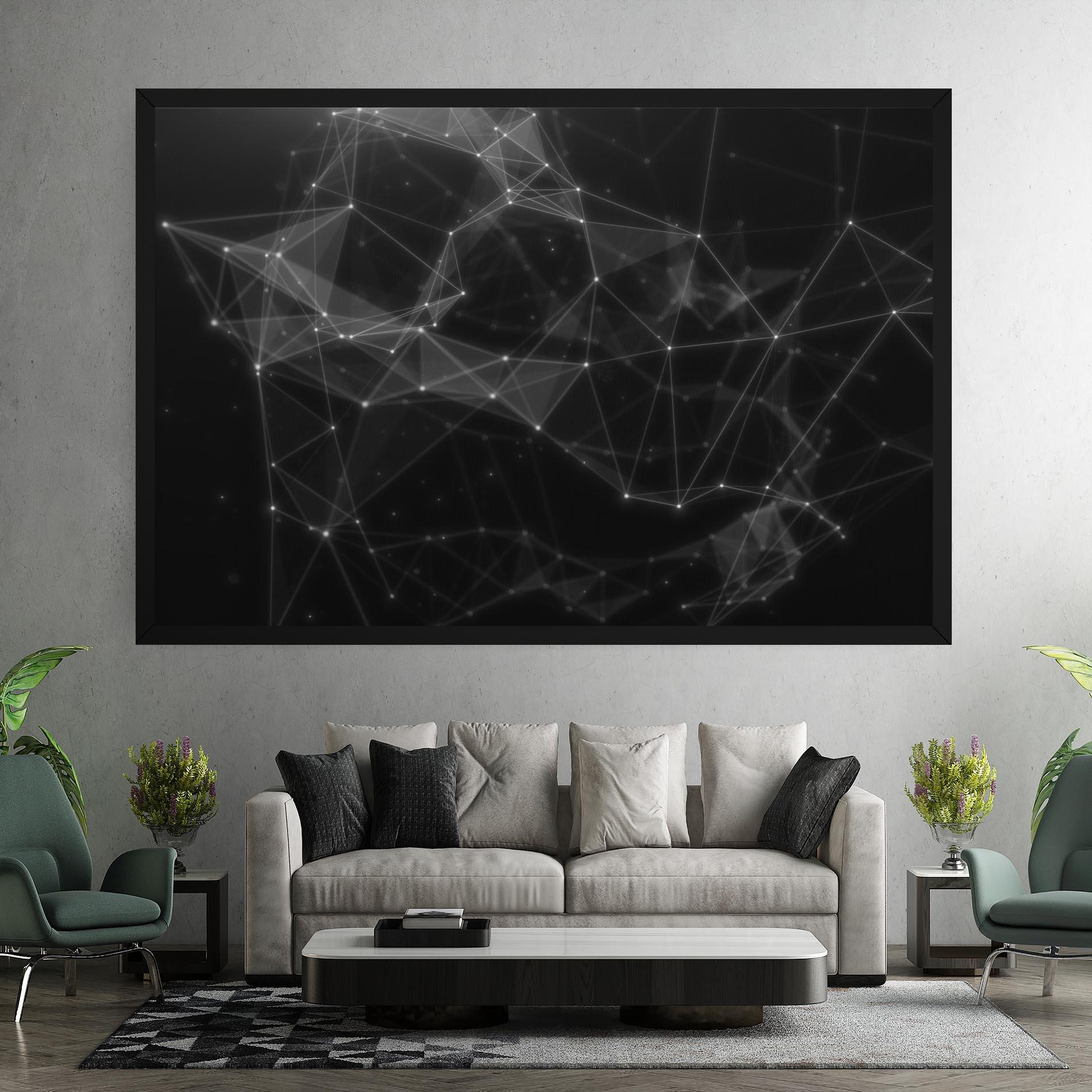 Vászonkép Connecting Lines mockup 7