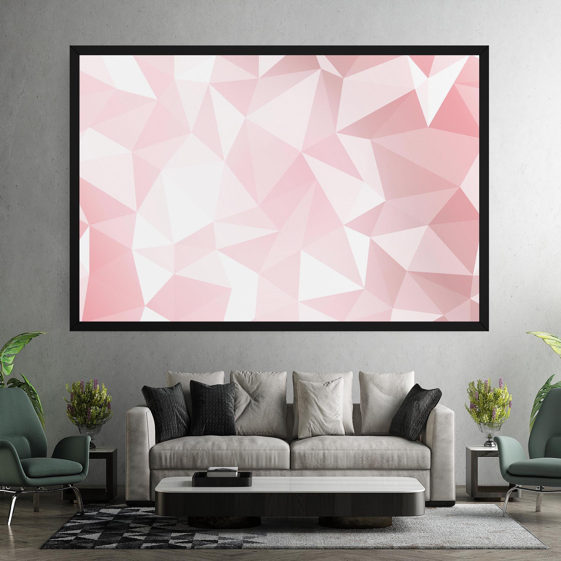 Vászonkép Pink Triangle mockup 7
